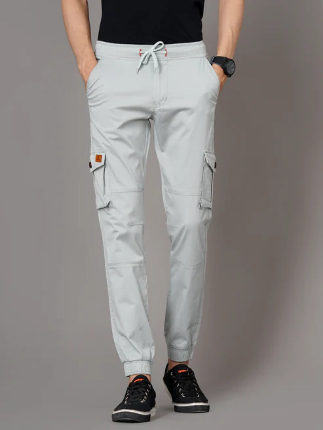 Plain Grey Cargo Pant