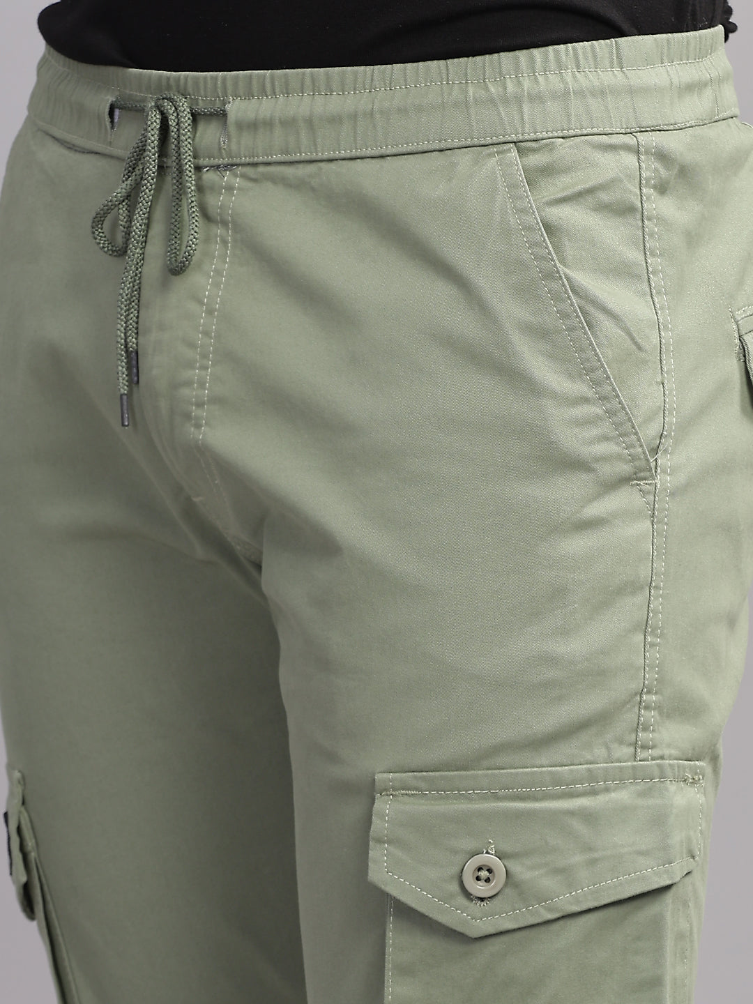 Aslant Green Cargo Pant