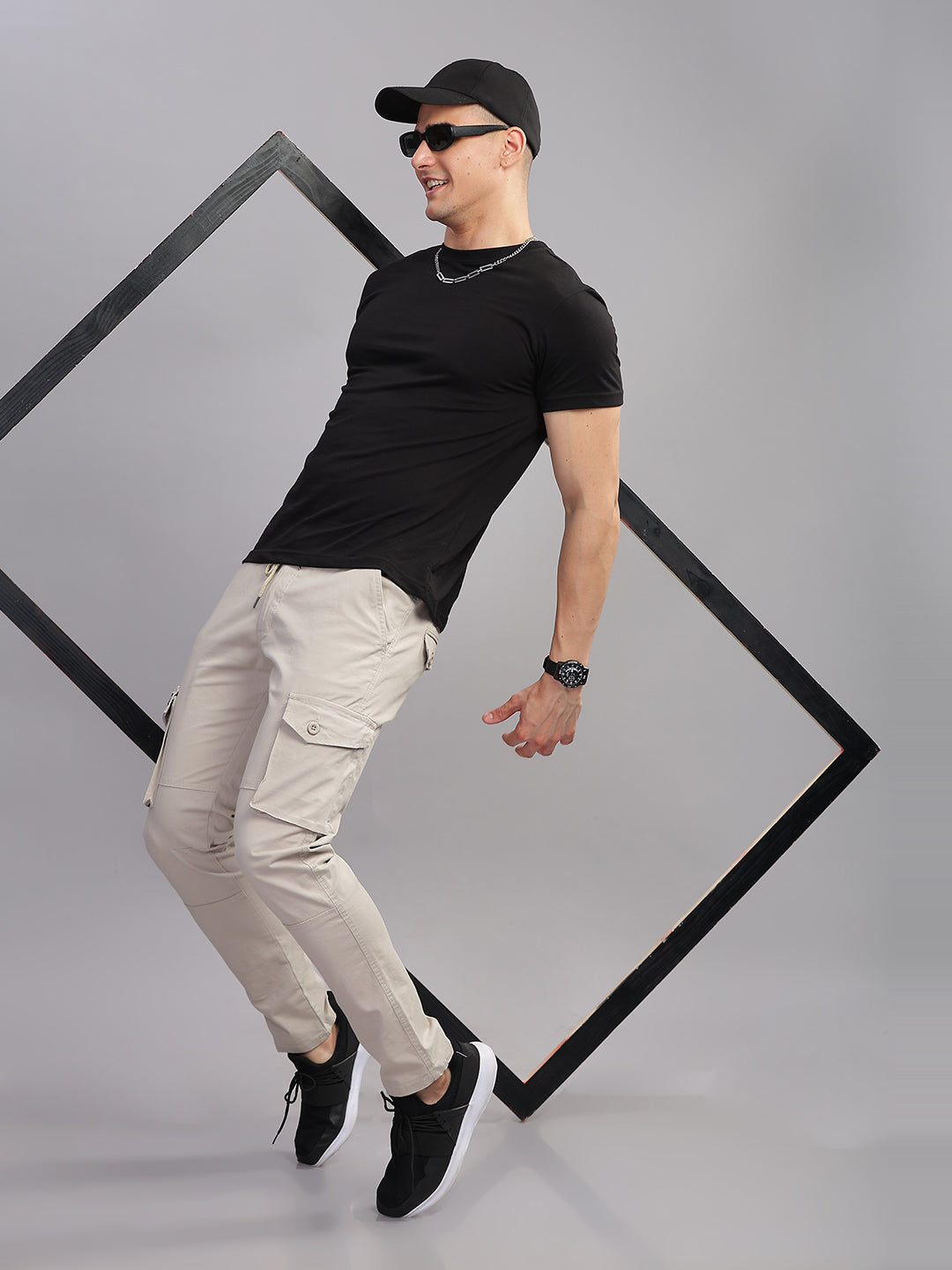 Aslant Silver Cargo Pant
