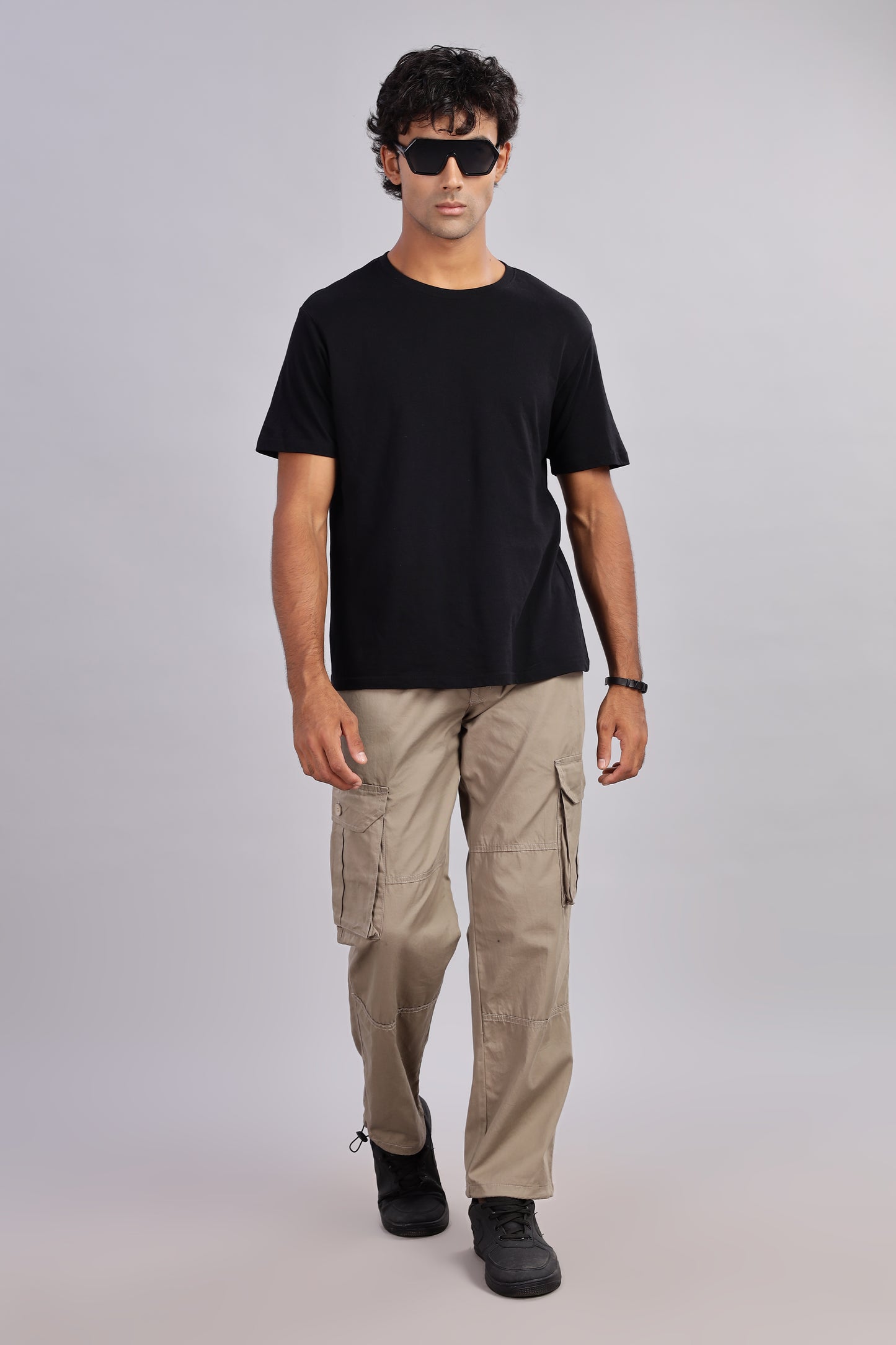 Sway Brown Parachute Cargo Pant