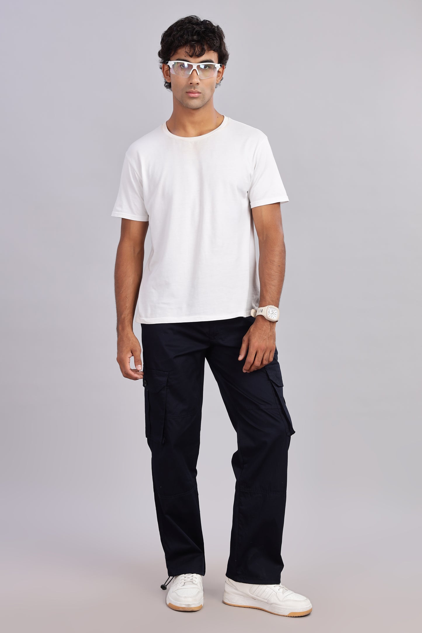 Sway Navy Parachute Cargo Pant