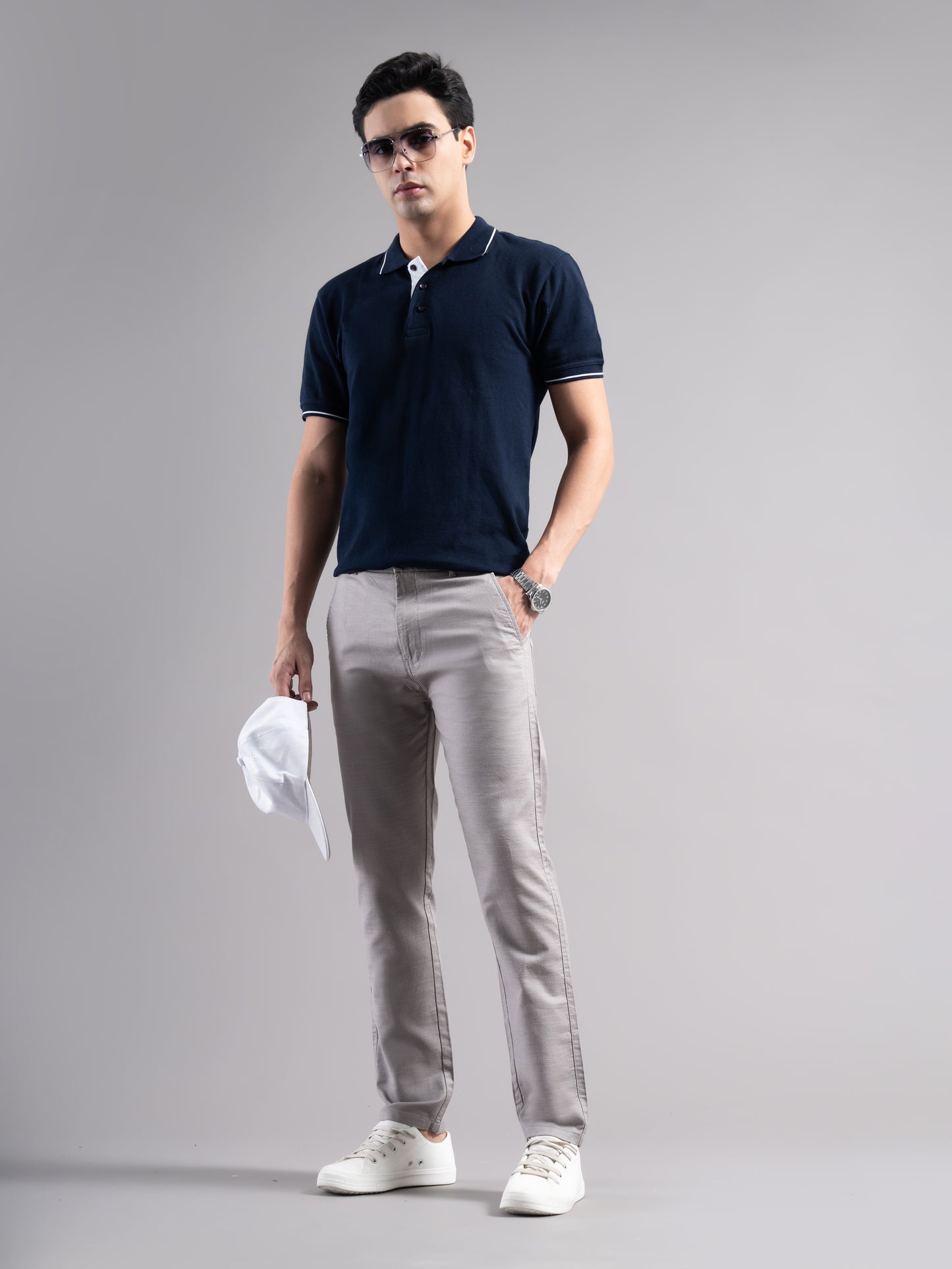 Vero Grey Linen Pant