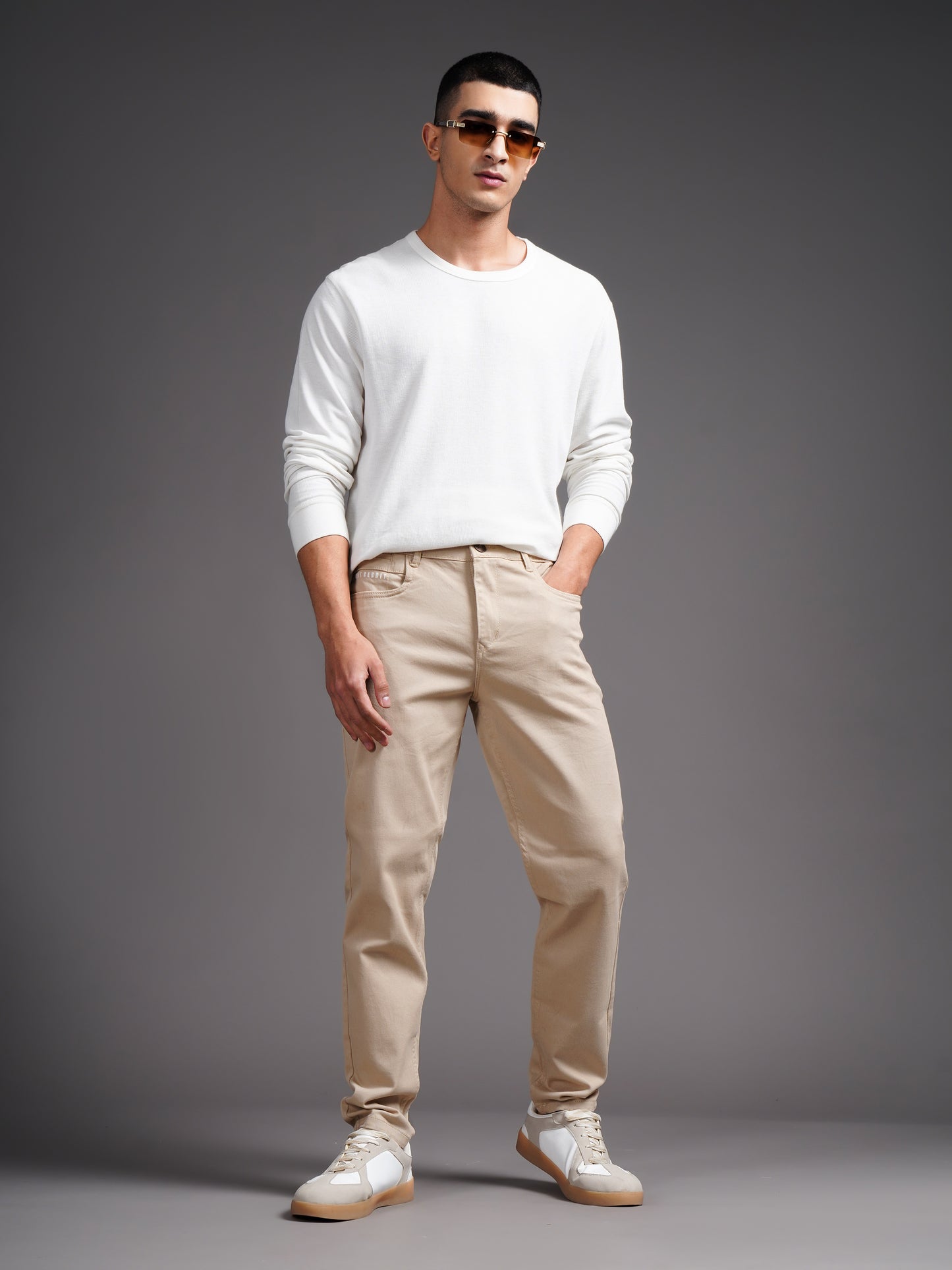 Mavik Cream Drill Pant