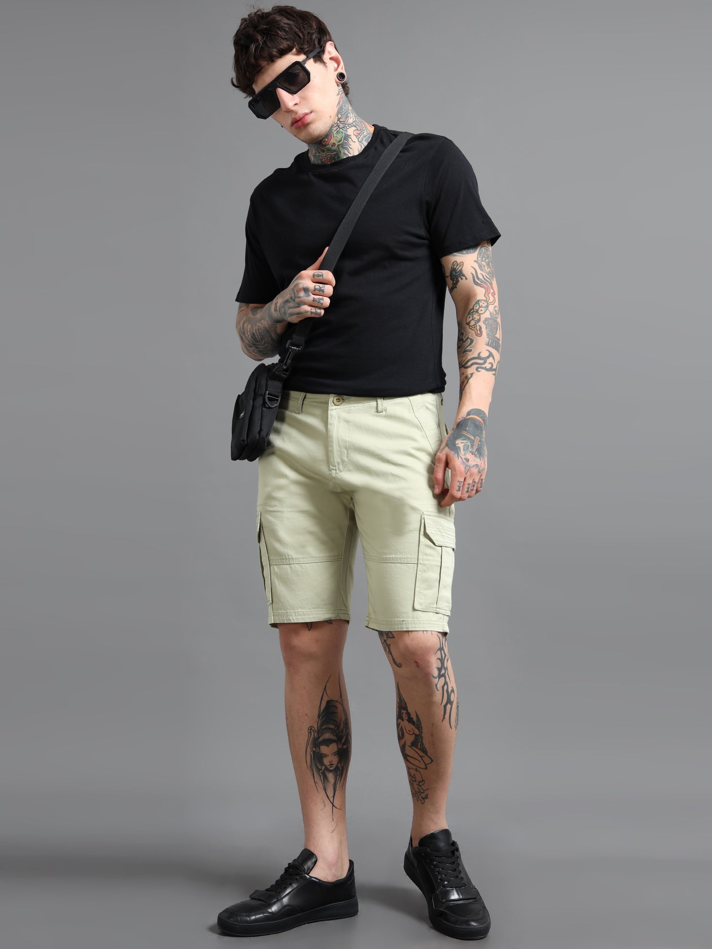 Rove Green Cargo Shorts