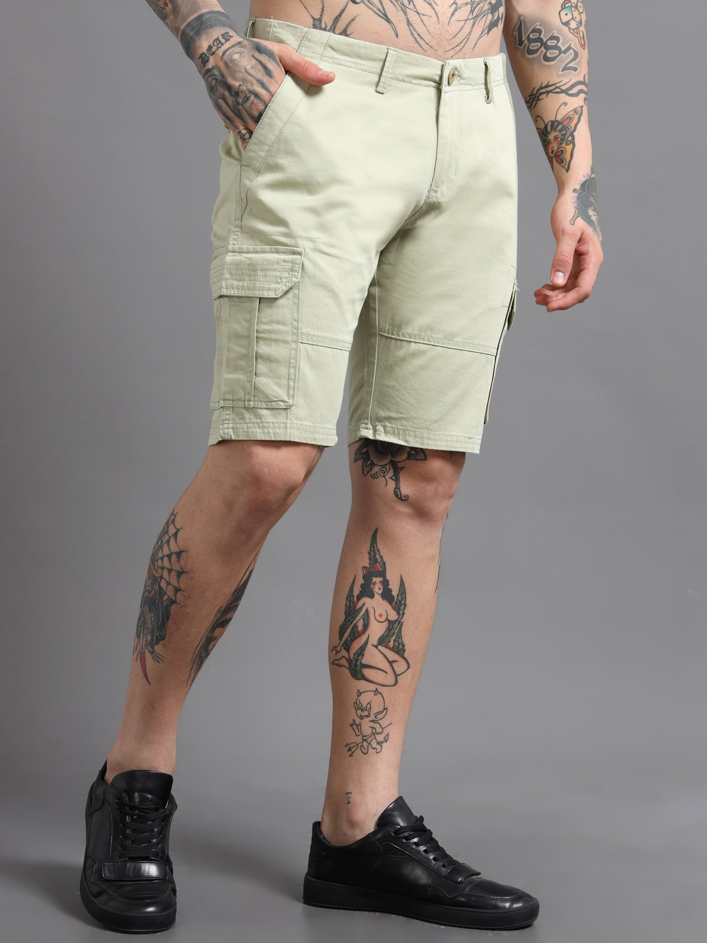 Rove Green Cargo Shorts