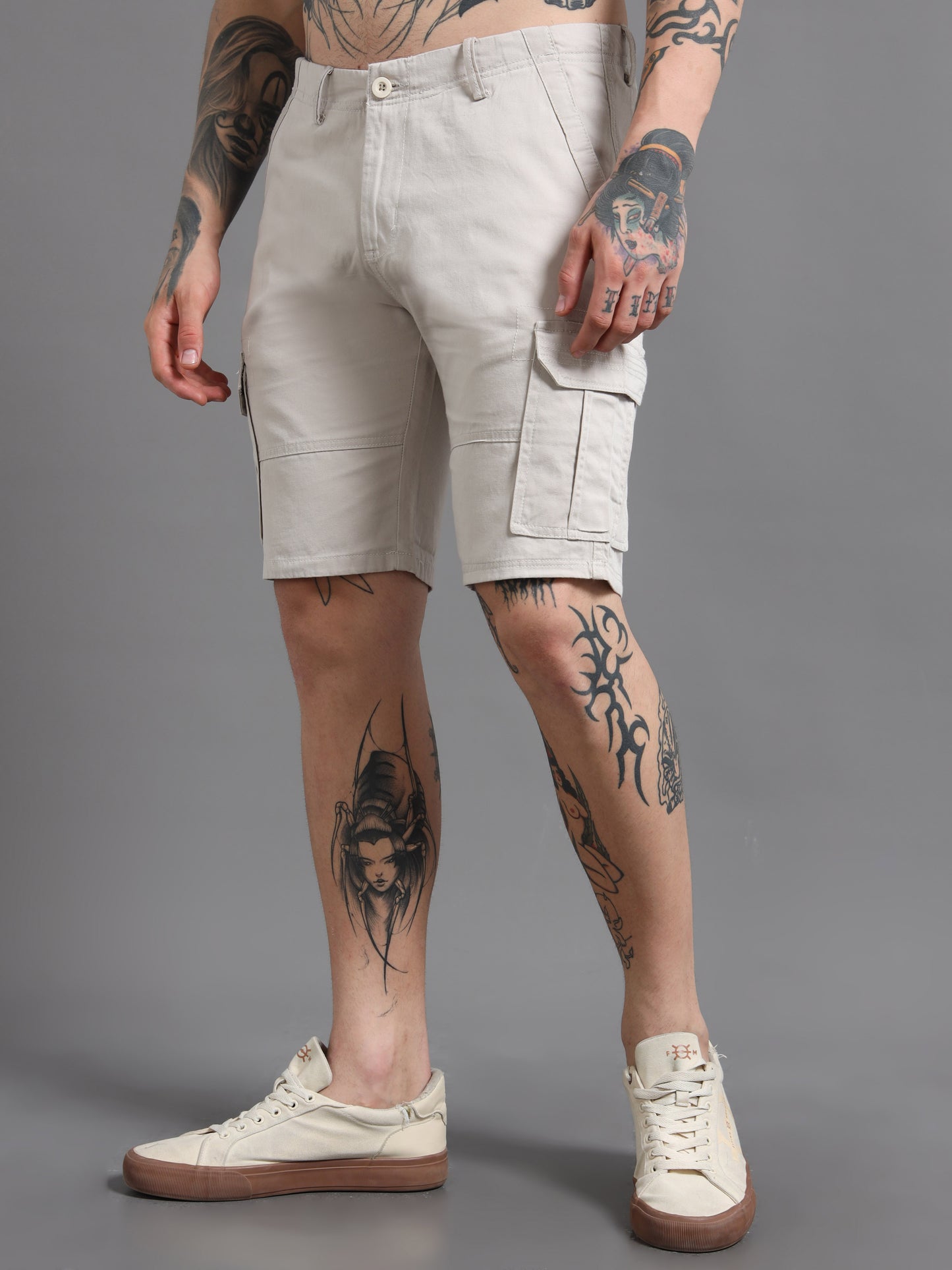 Rove Grey Cargo Shorts