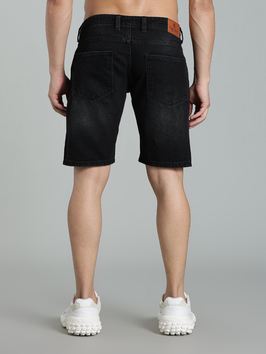 Scuff Charcoal Denim Shorts
