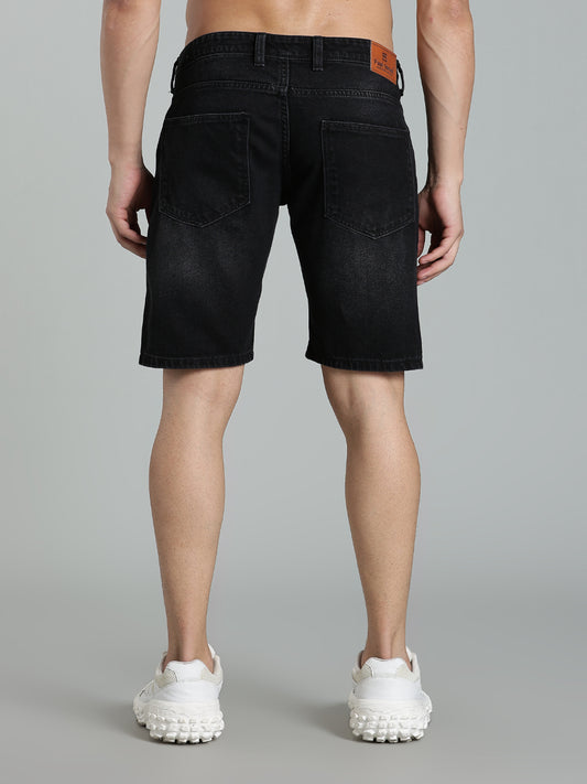 Scuff Charcoal Denim Shorts
