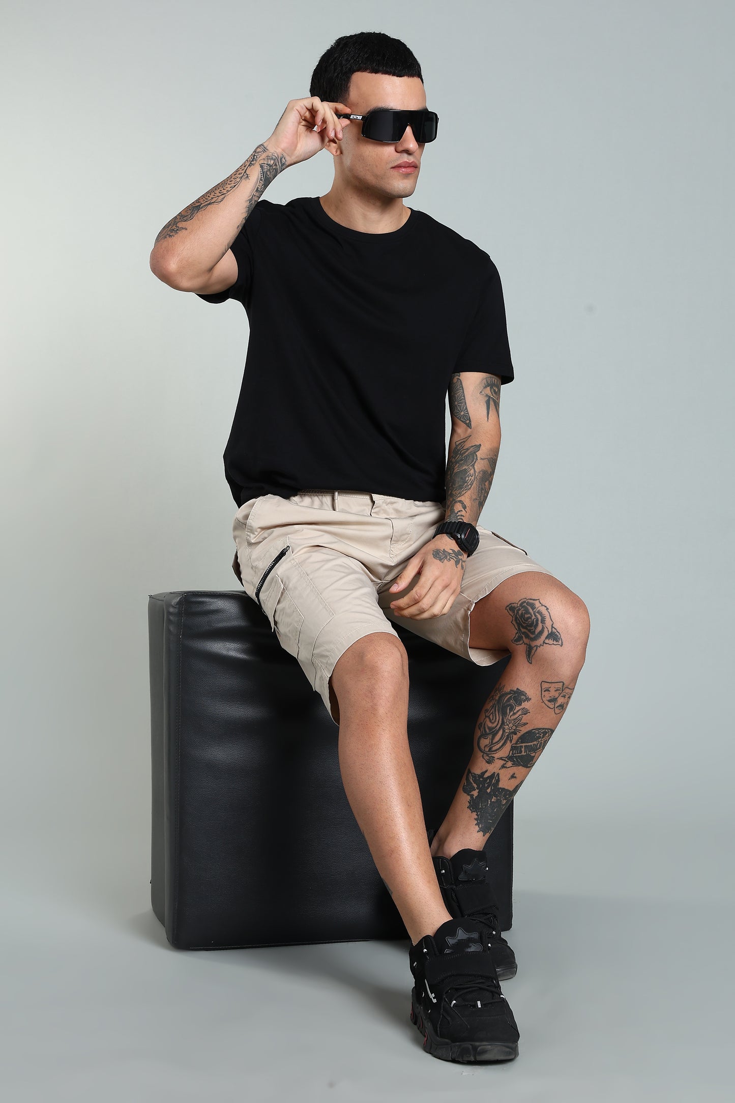 Trail Beige Cargo Shorts