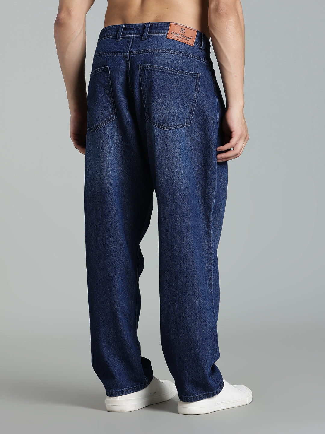 Brukk Blue Baggy Jeans