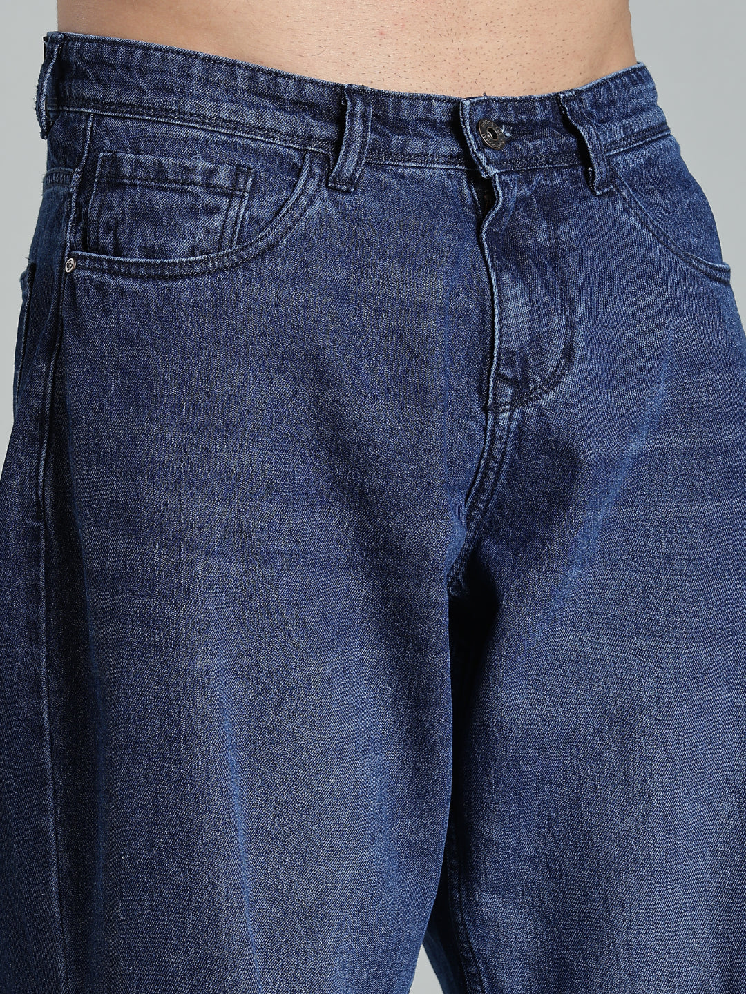 Brukk Blue Baggy Jeans
