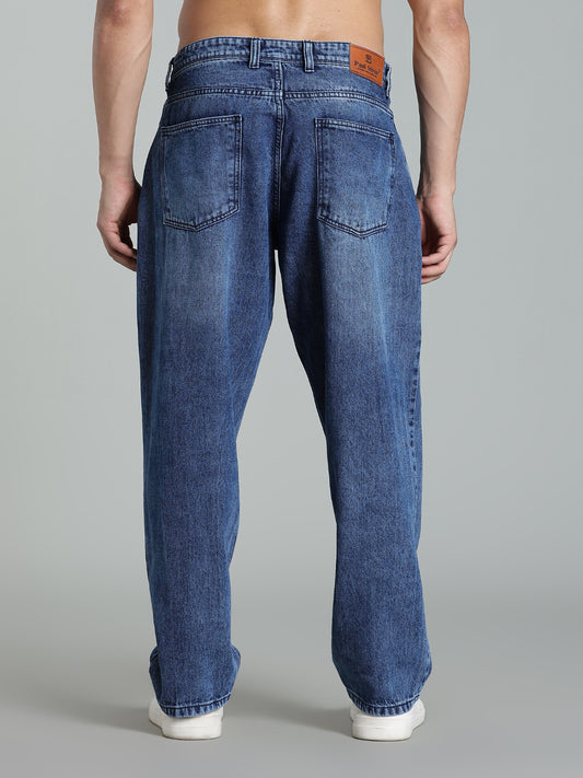 Brukk Mid Blue Baggy Jeans