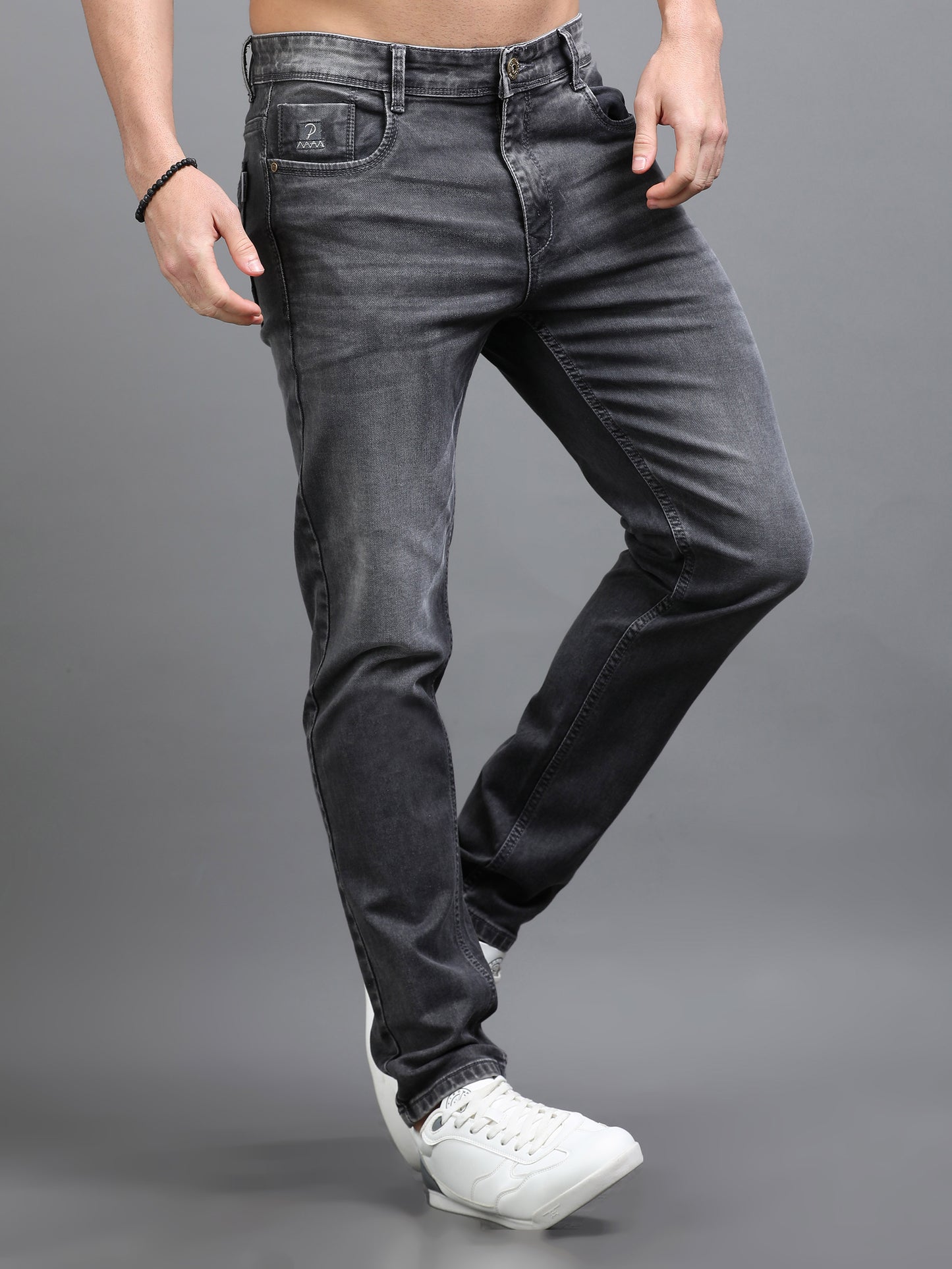 Rivet Charcoal Grey Jeans