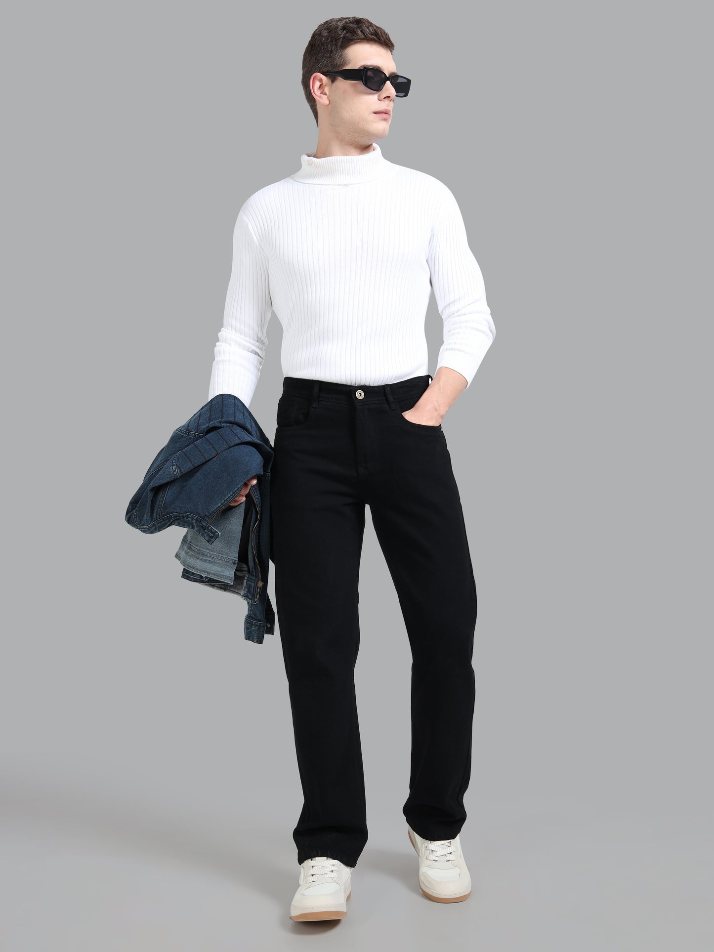 Forge Black Relaxed Fit Jeans
