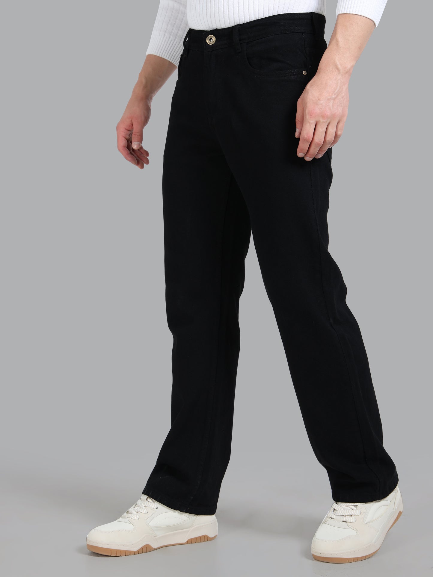 Forge Black Relaxed Fit Jeans