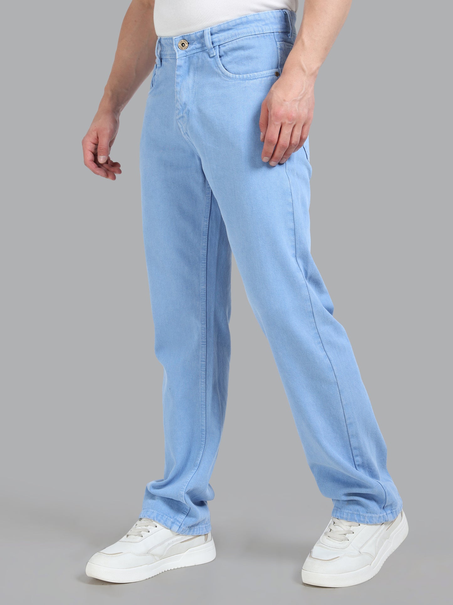 Forge Sky Blue Relaxed Fit Jeans