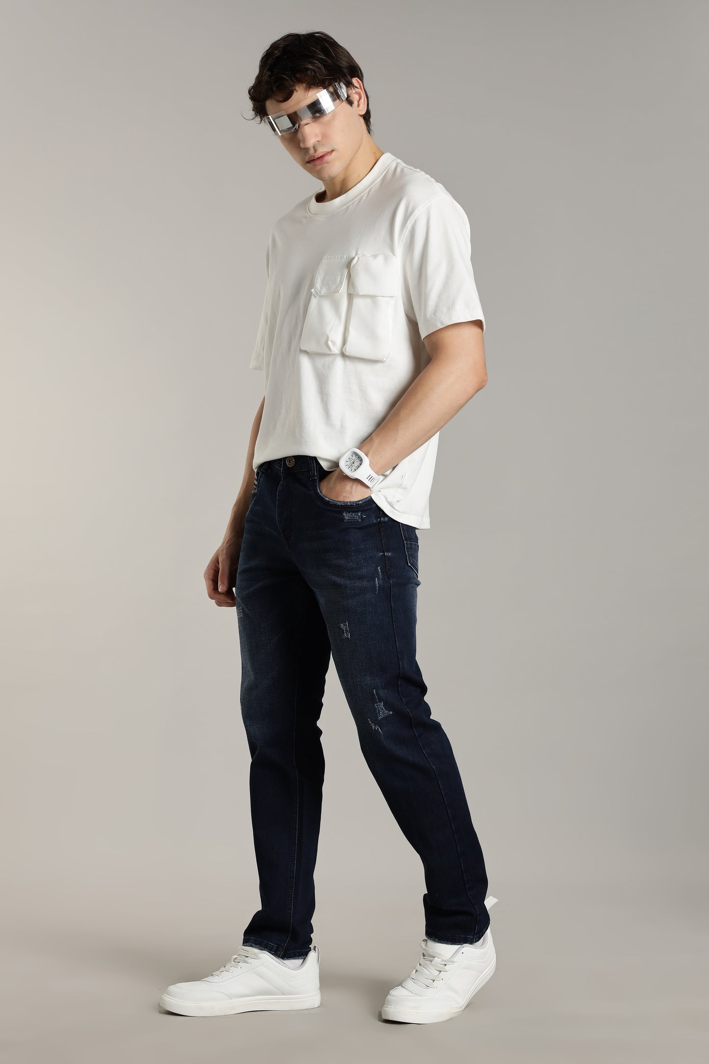 Deep Blue Flint Jeans