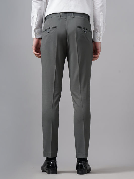 Plain Charcoal Formal Trouser