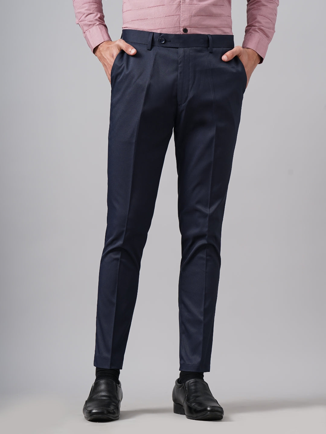 Plain Navy Formal Trouser