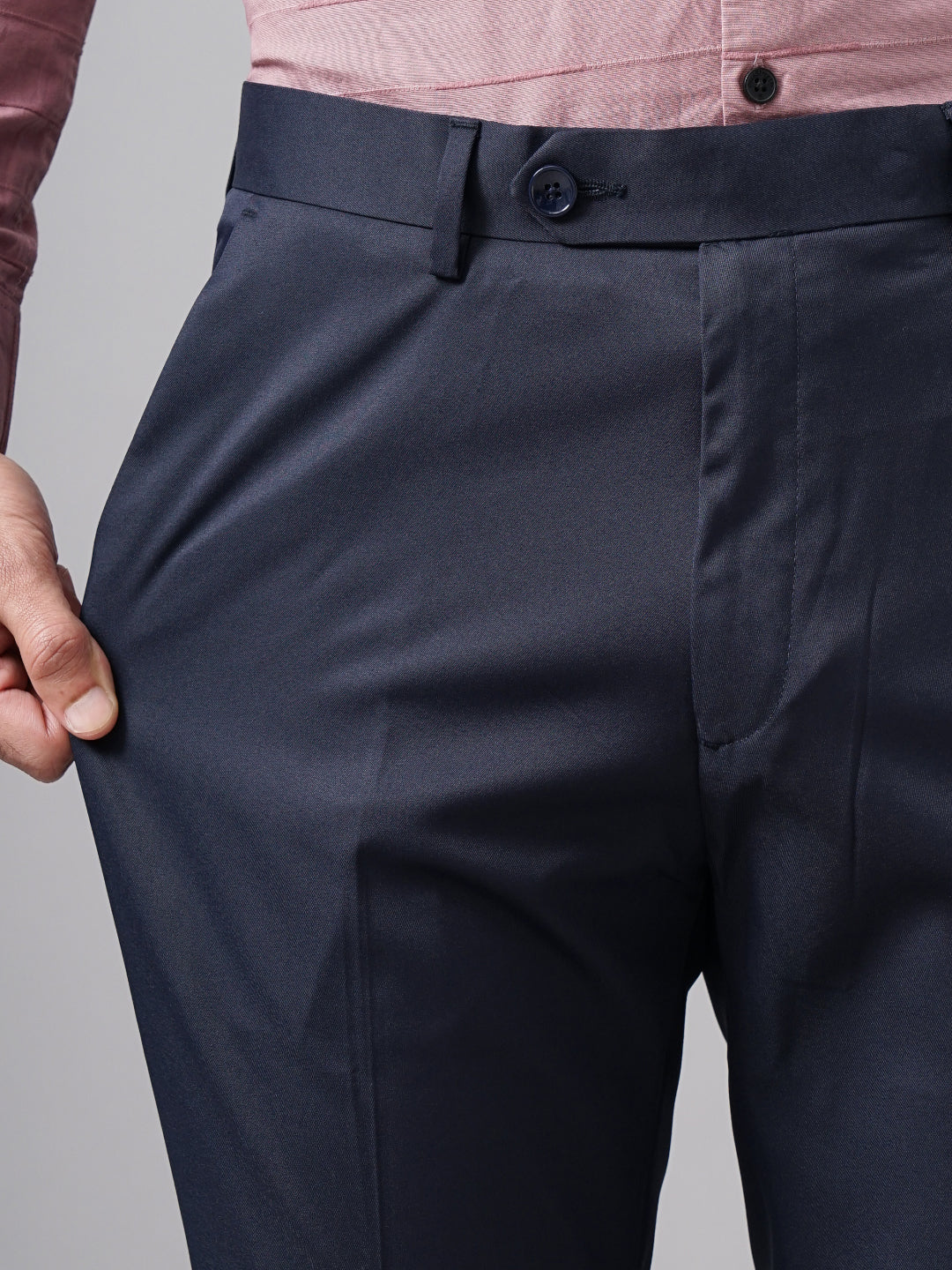 Plain Navy Formal Trouser