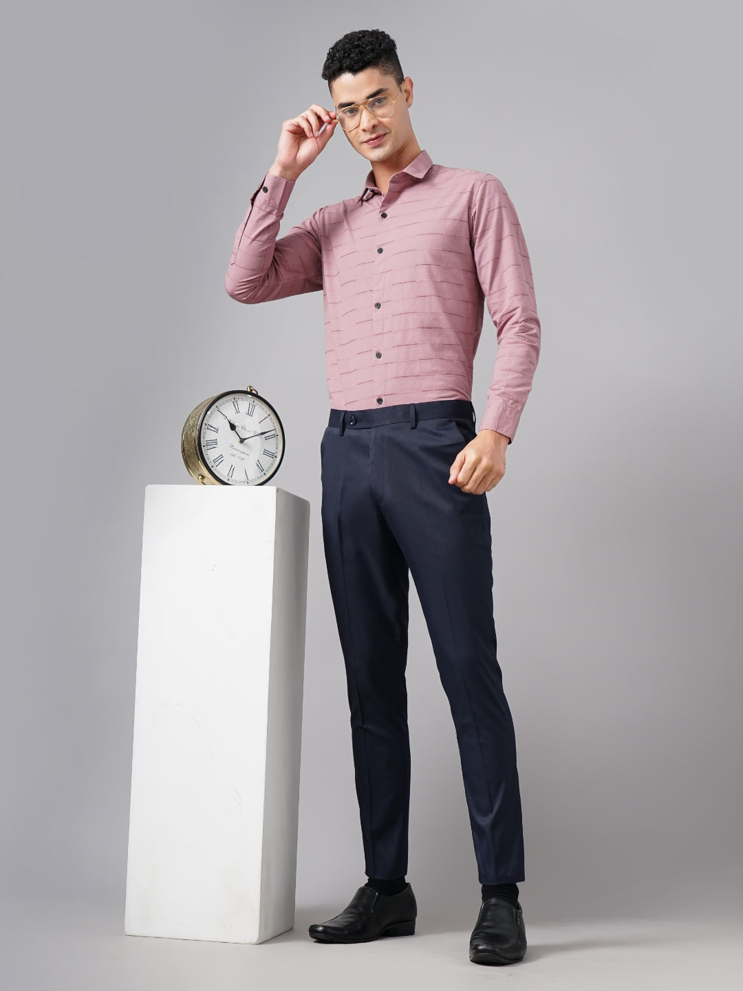 Plain Navy Formal Trouser