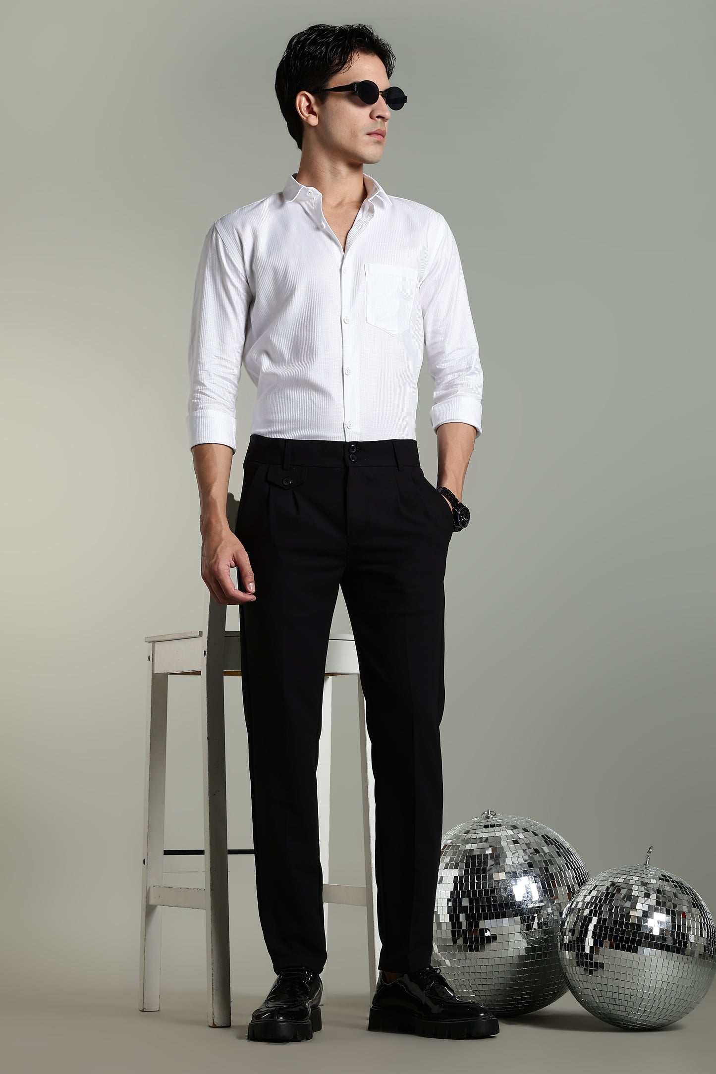 Lucent Black Formal Pant