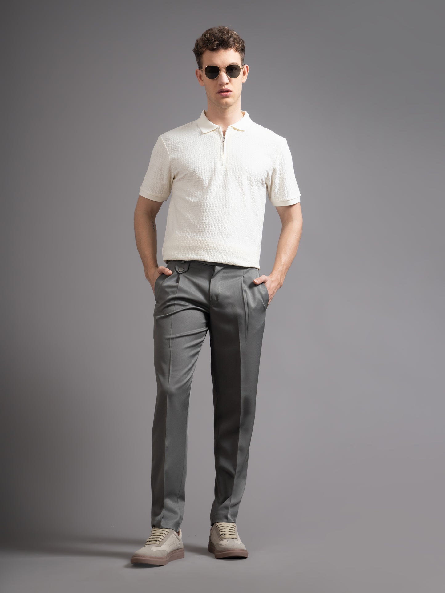 Verve Grey Gurkha Pant