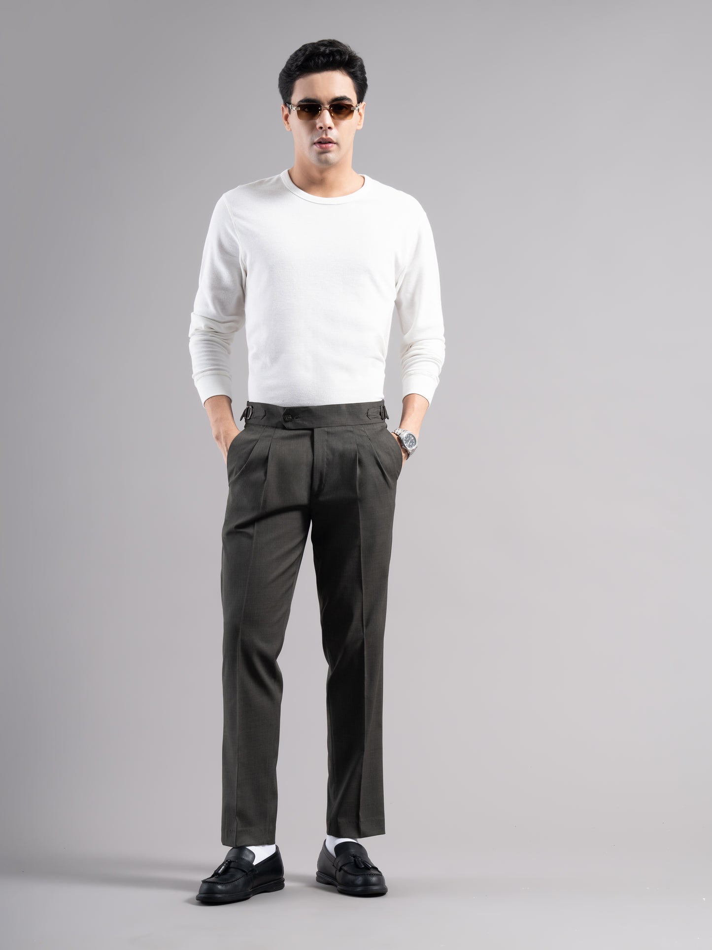 Verona Olive Gurkha Pant