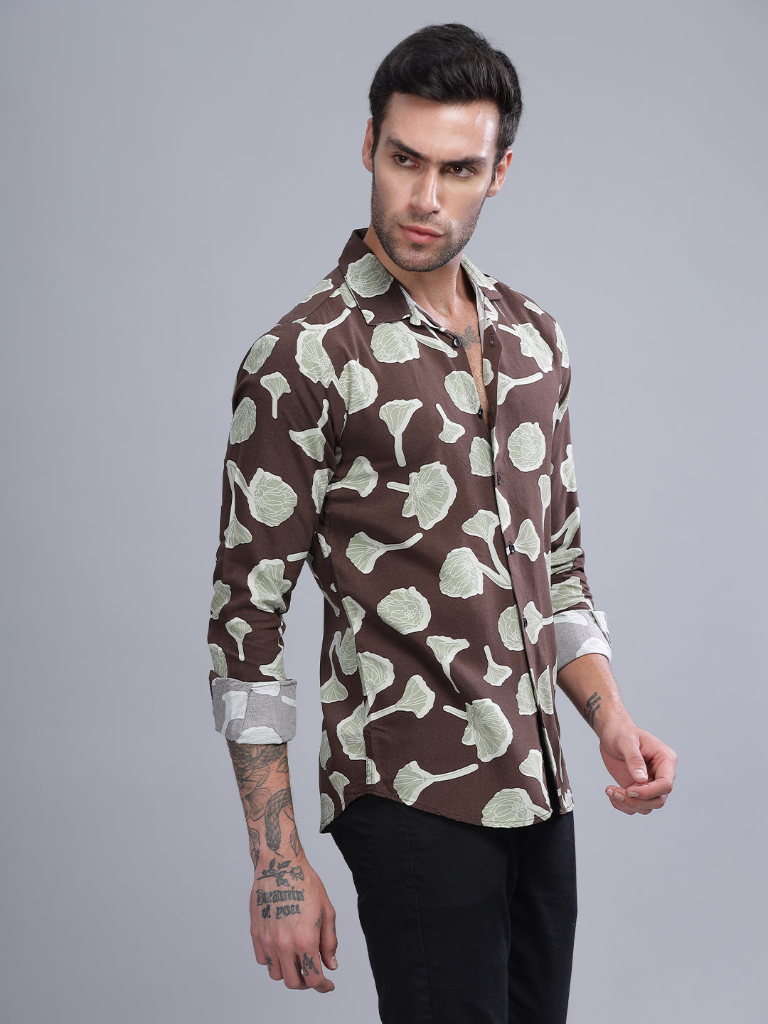 Poppy Brown Rayon Shirt