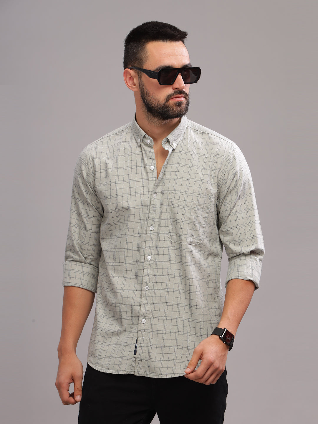 Siena Grey Checks Shirt