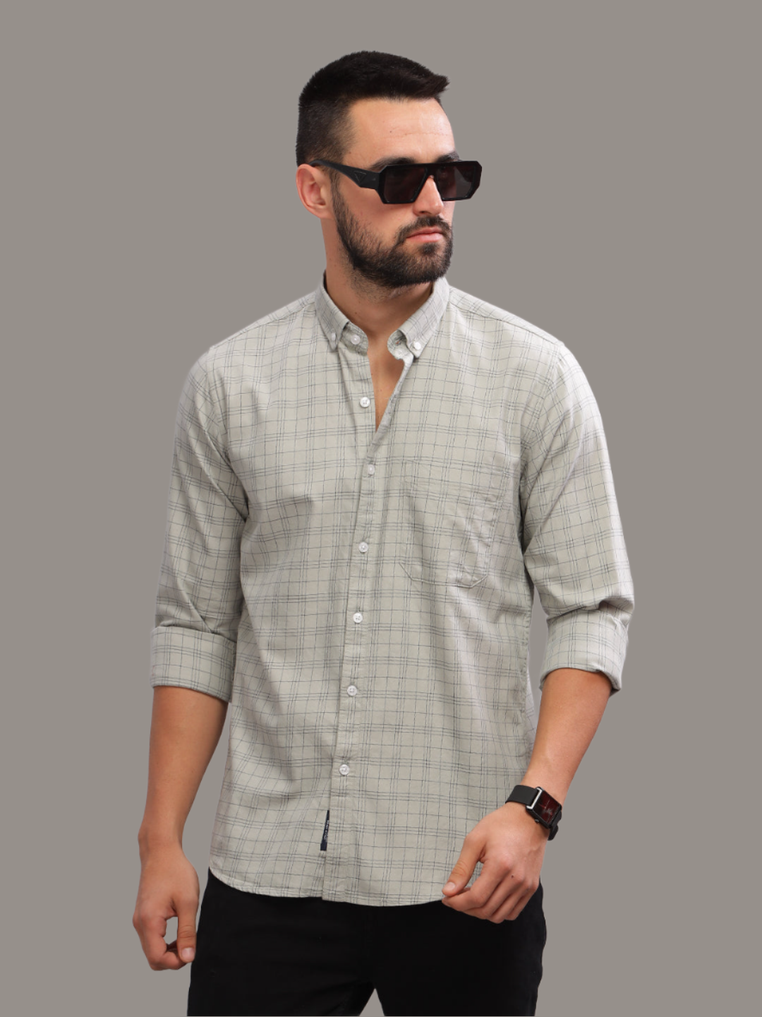 Siena Grey Checks Shirt