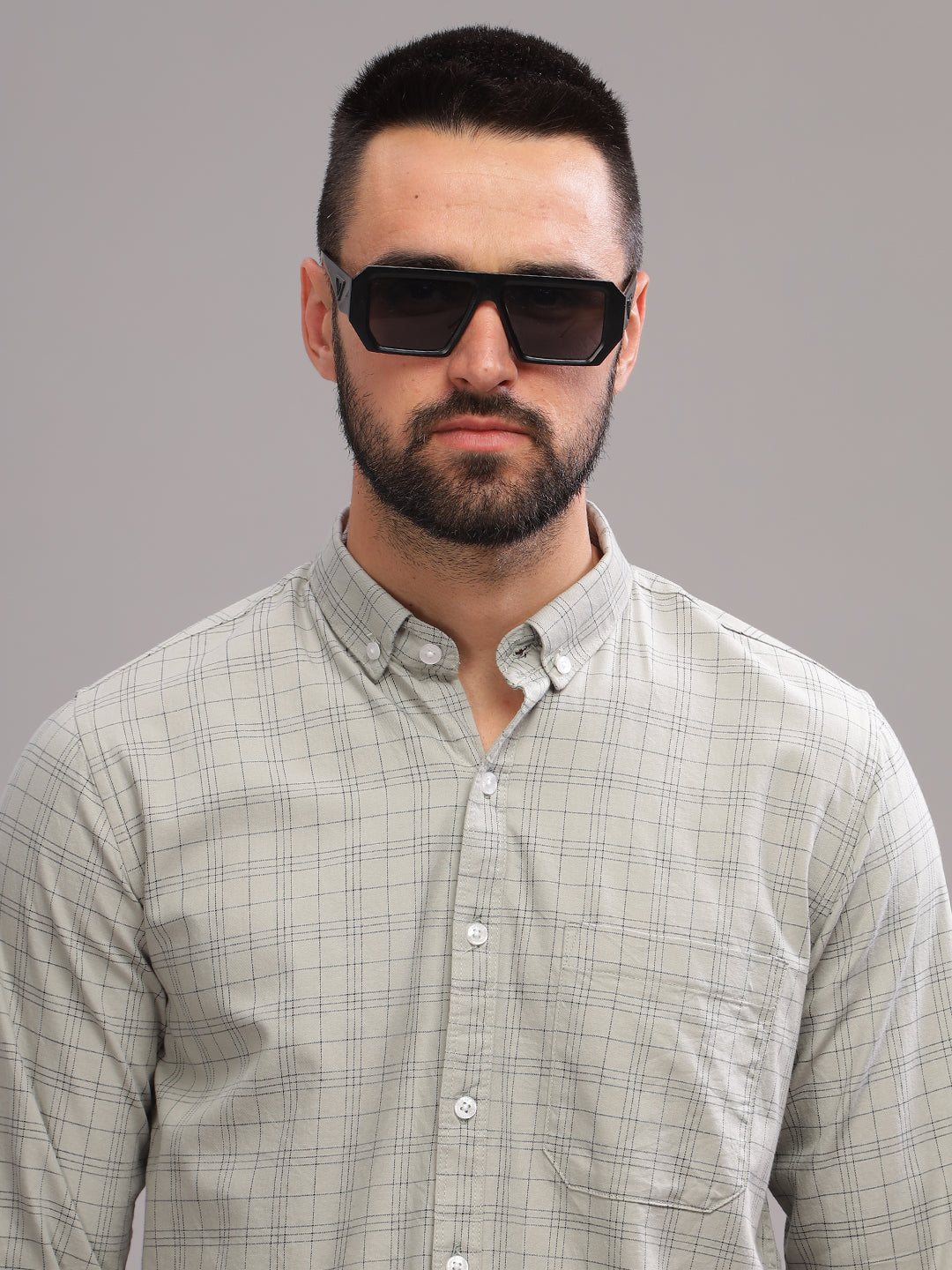 Siena Grey Checks Shirt