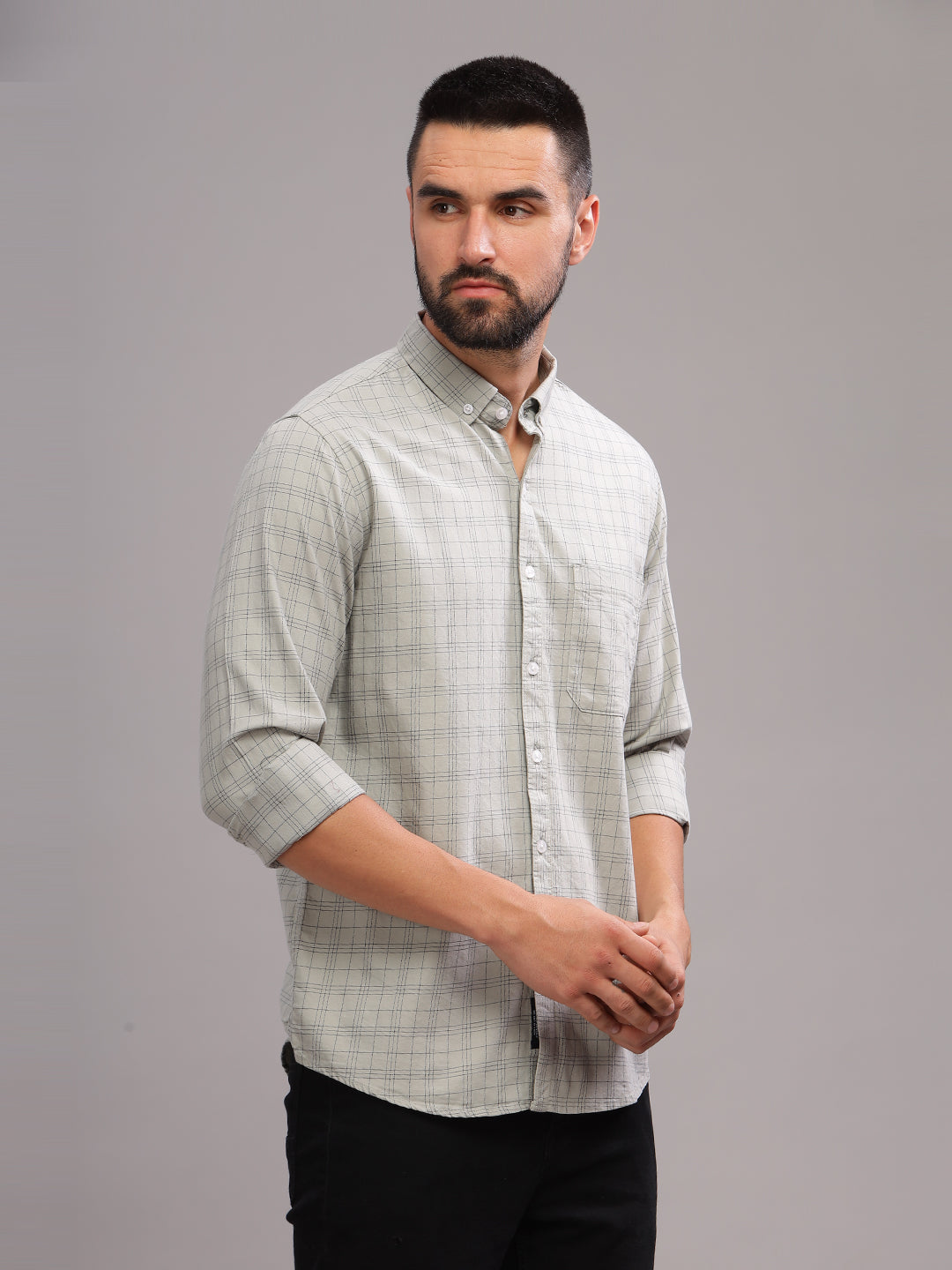 Siena Grey Checks Shirt