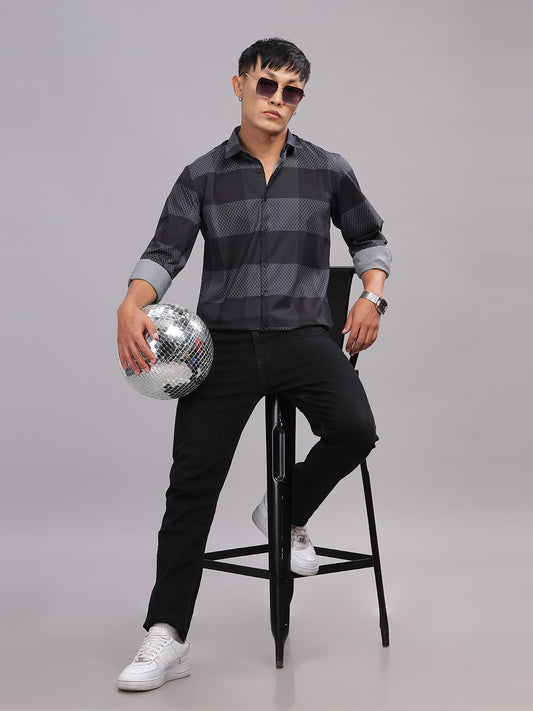 Corby Black Checks Shirt