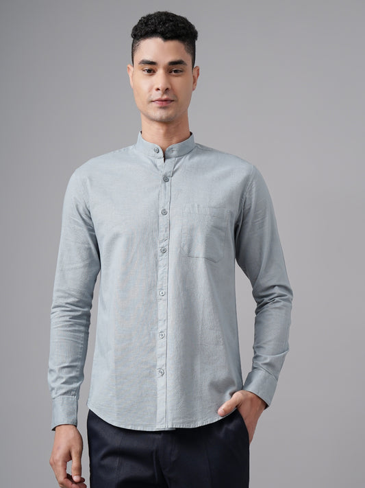 Plano Blue Linen Shirt