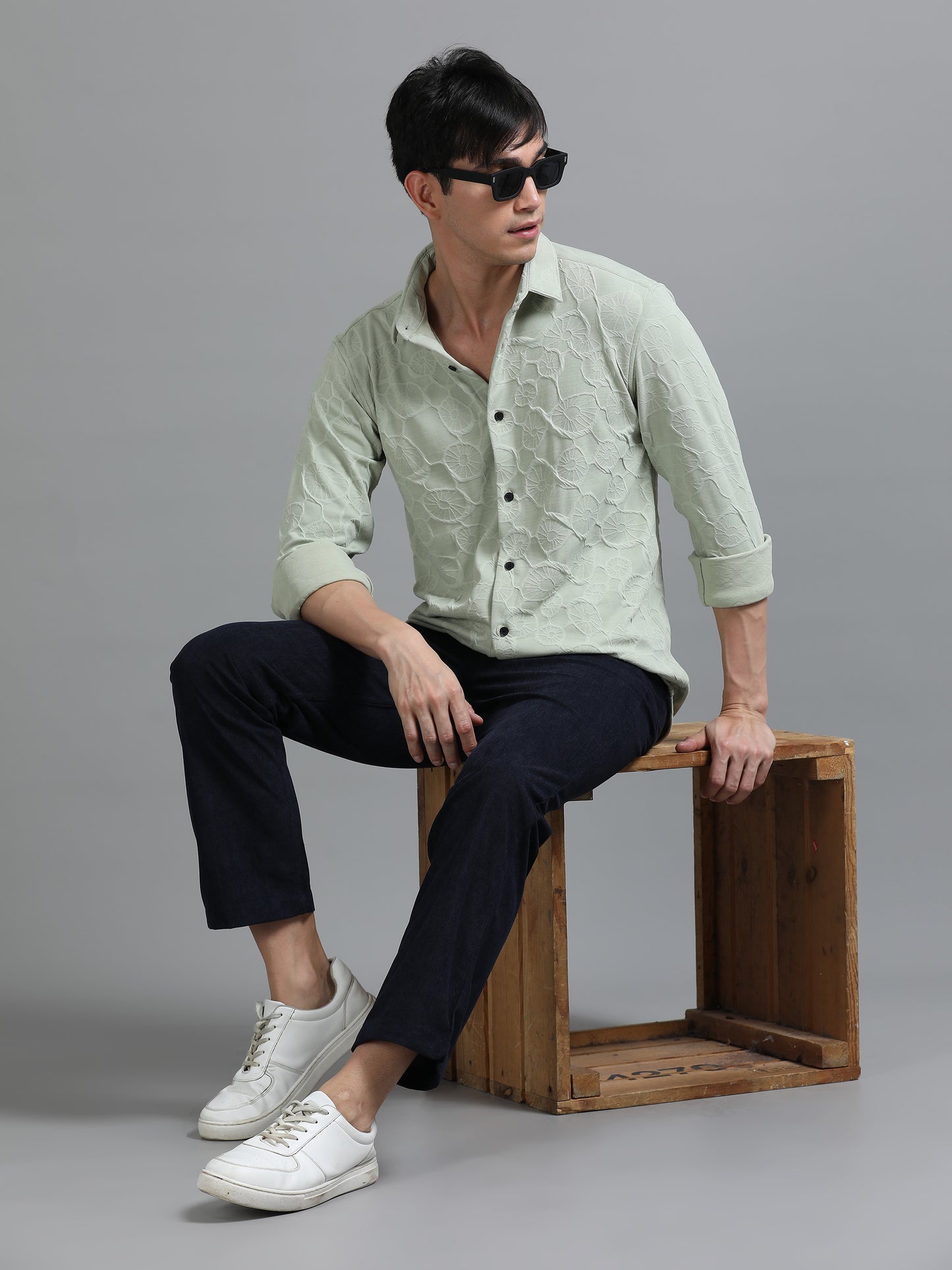 Florum Knit Green Shirt