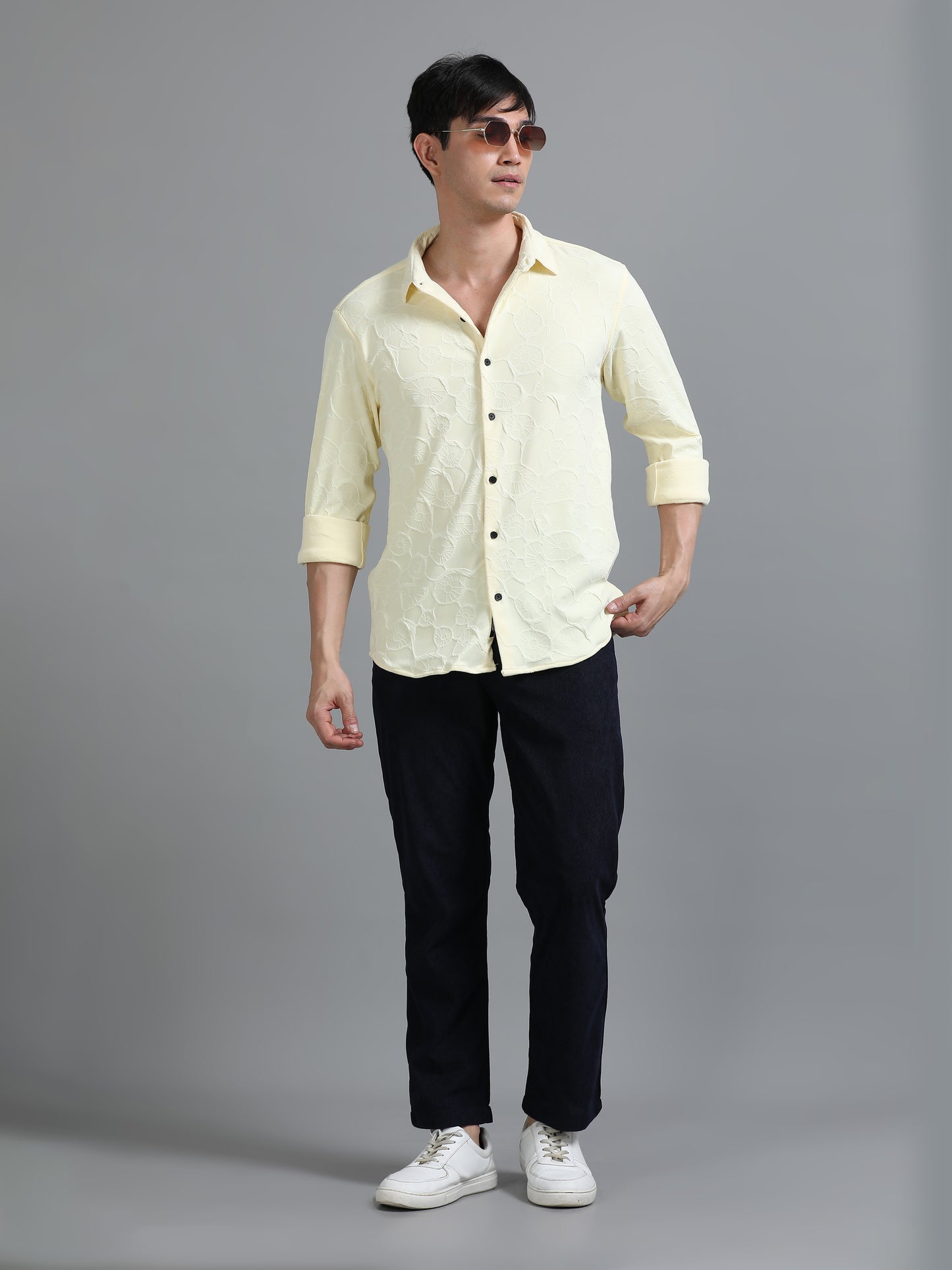 Florum Knit Yellow Shirt