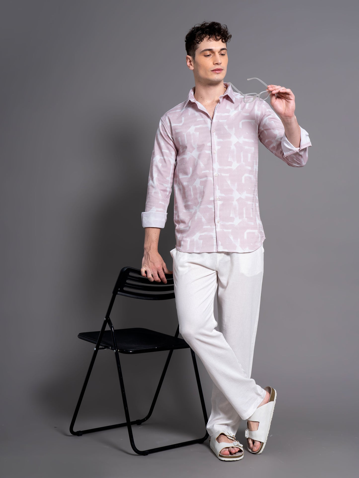 Brume Pink Abstract Shirt