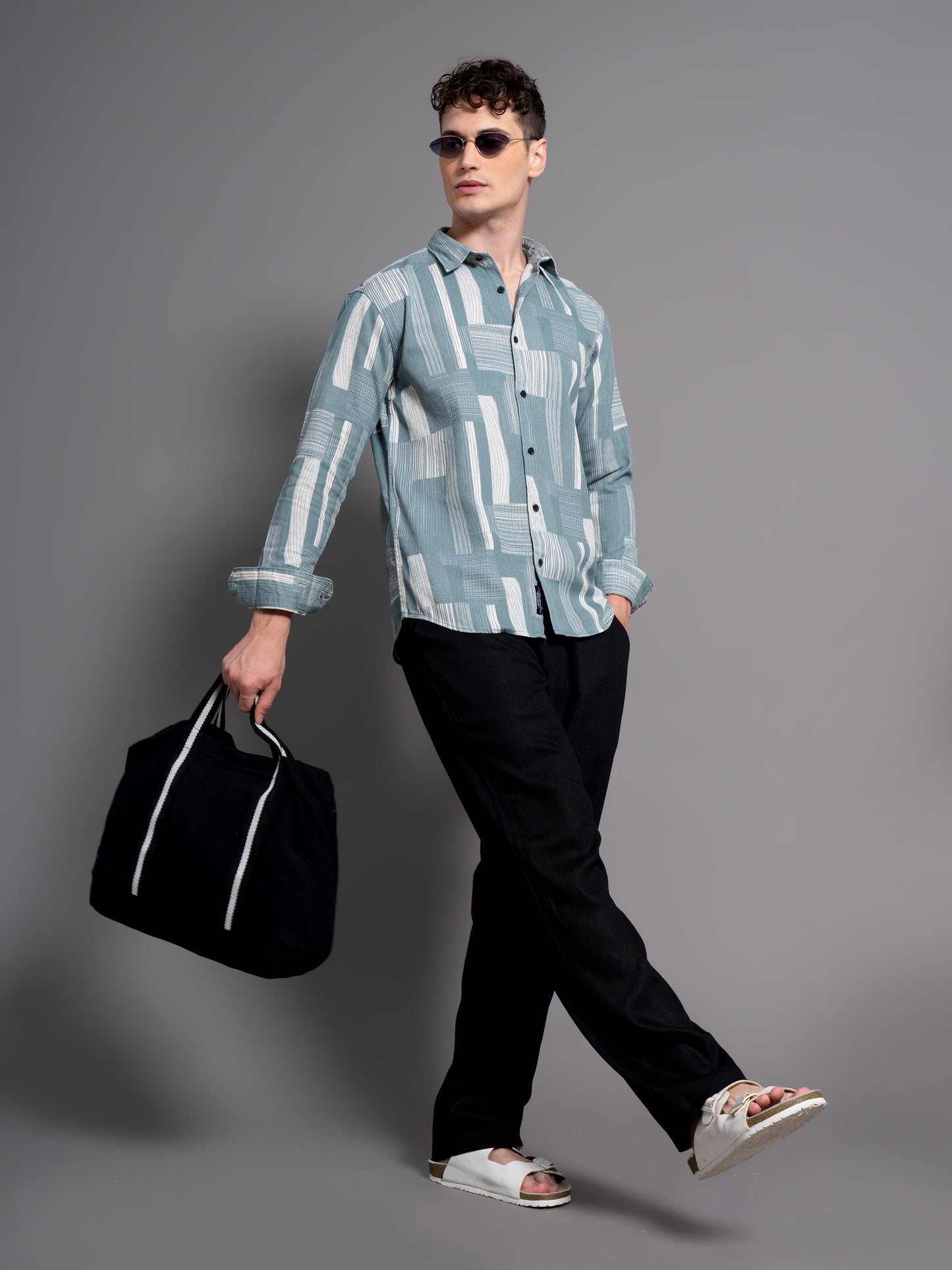 Crest Green Abstract Shirt