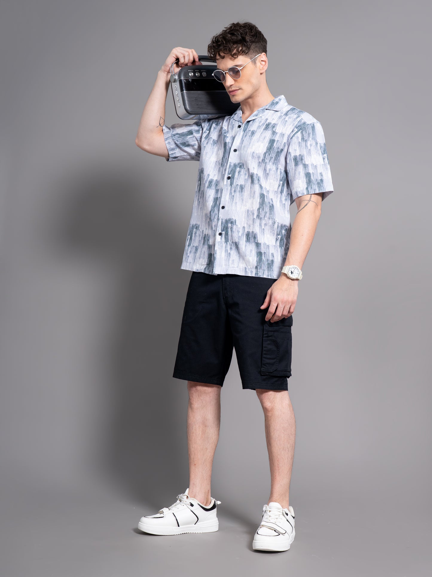 Davao Blue Waffle Shirt