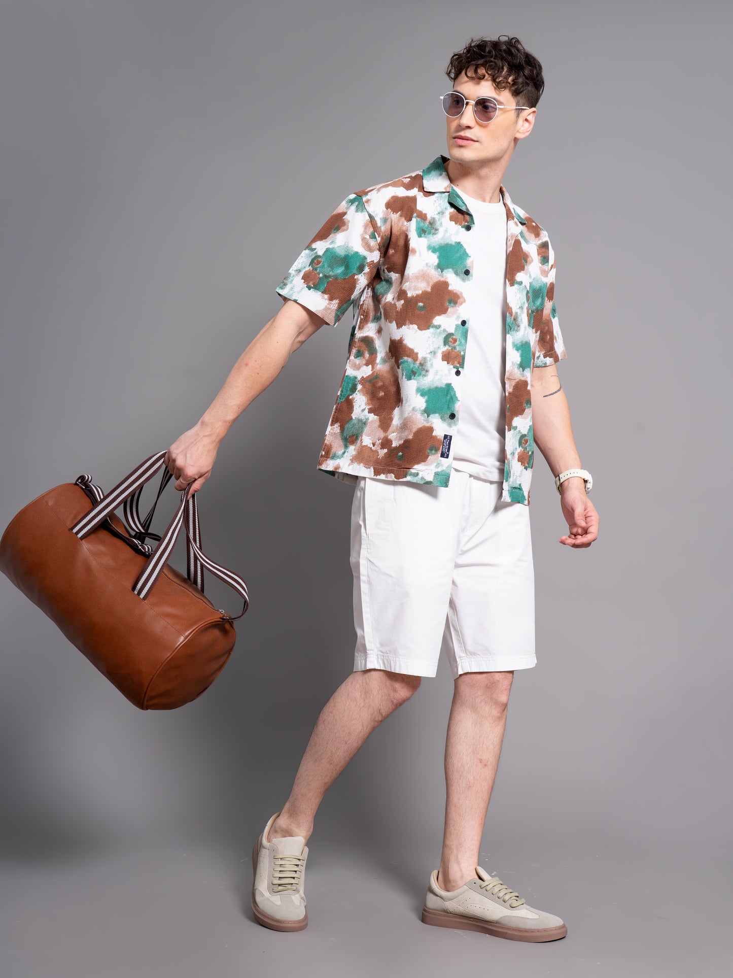 Derry Green Waffle shirt