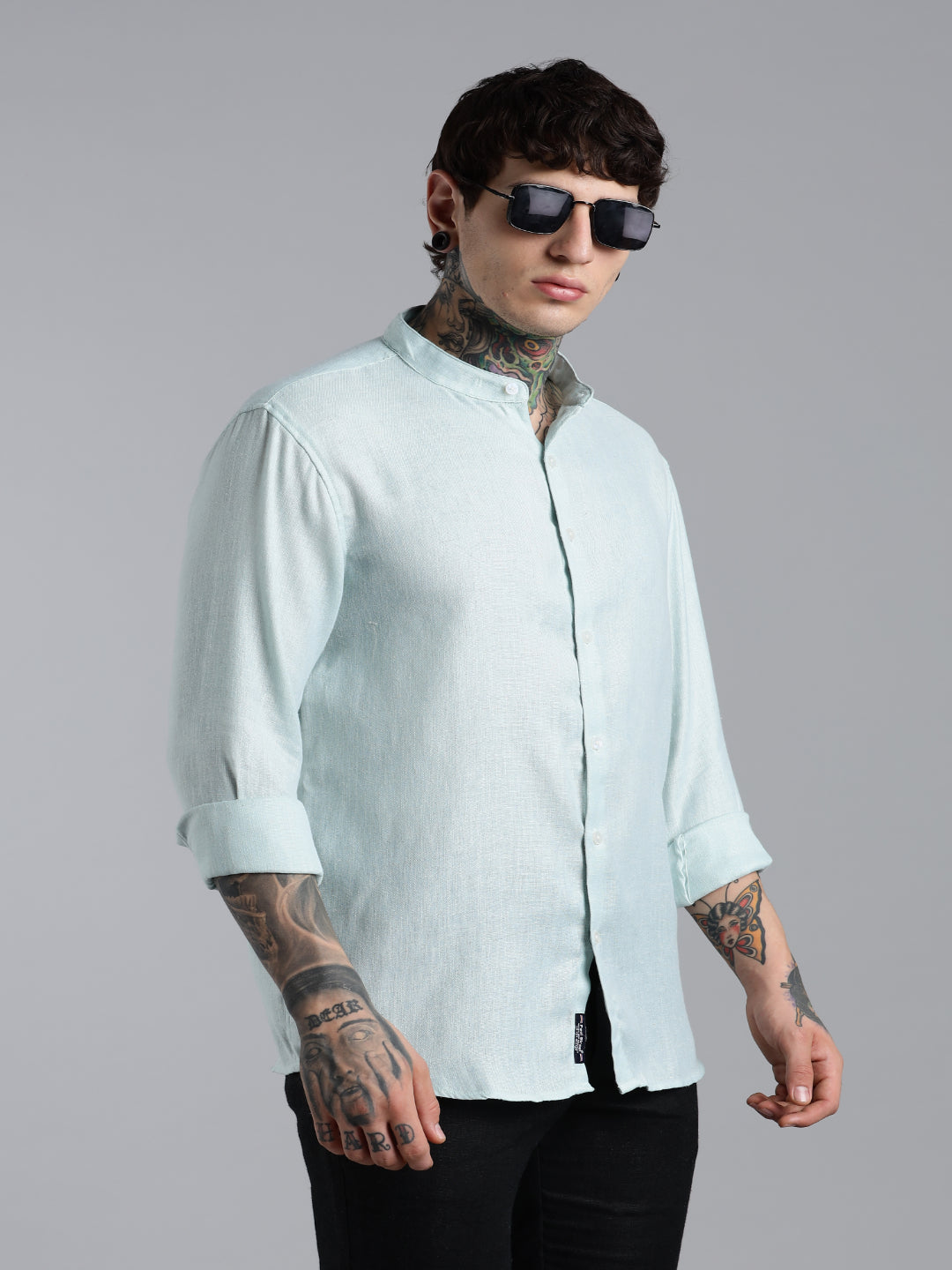 Breezy Green Linen Shirt