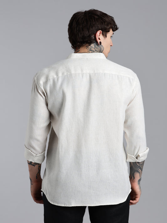 Breezy White Linen Shirt
