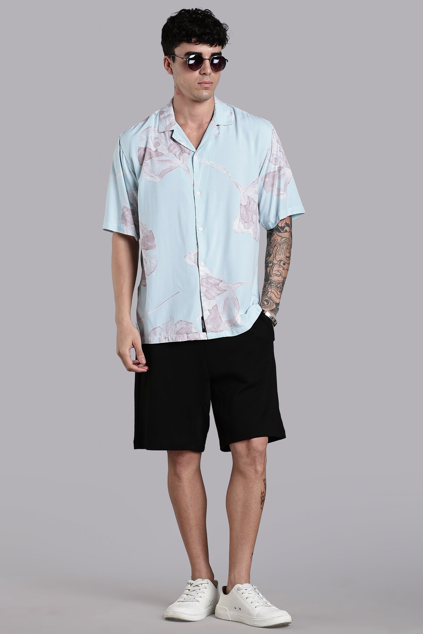 Tropivo Blue Floral Shirt