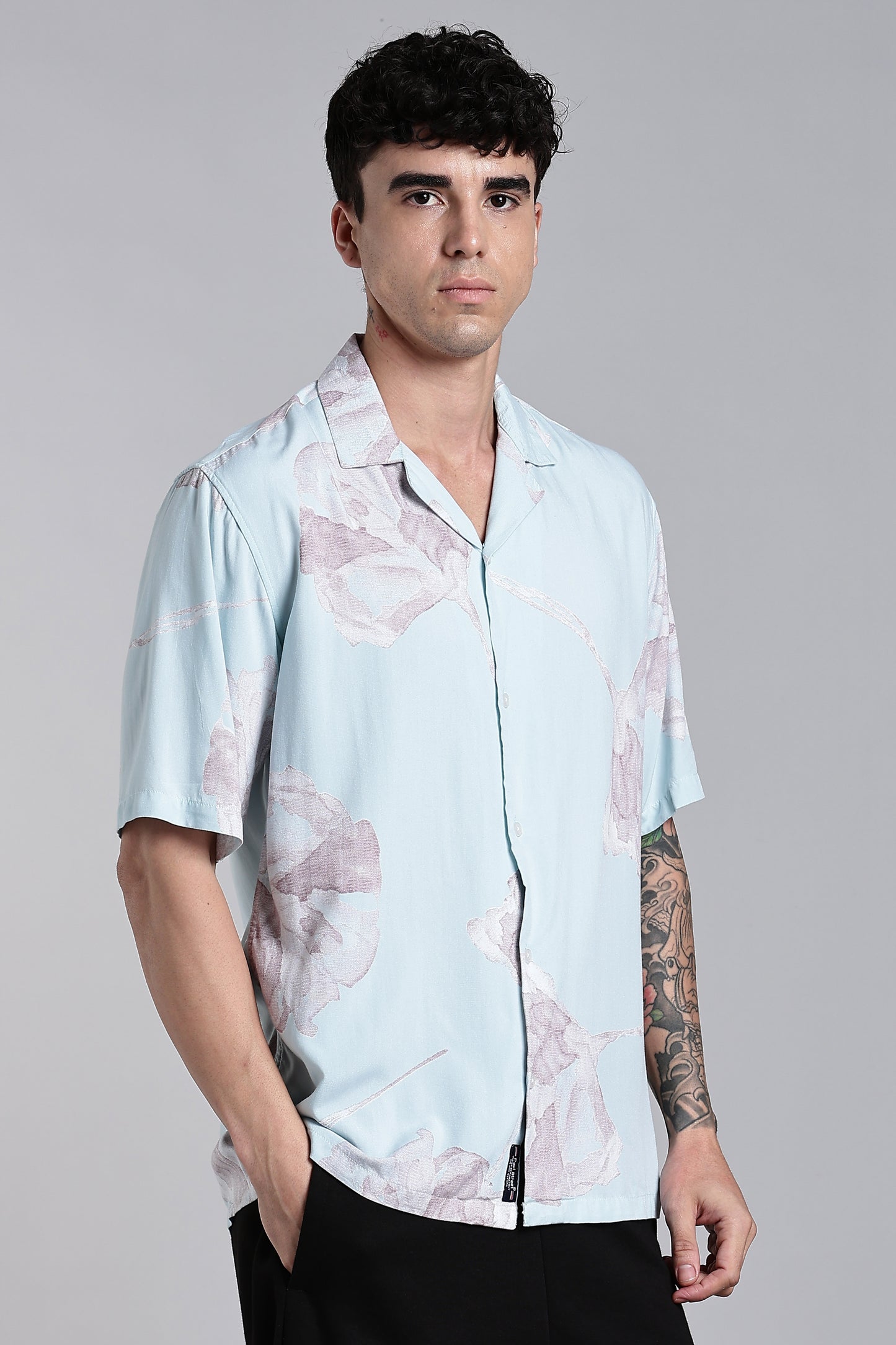 Tropivo Blue Floral Shirt