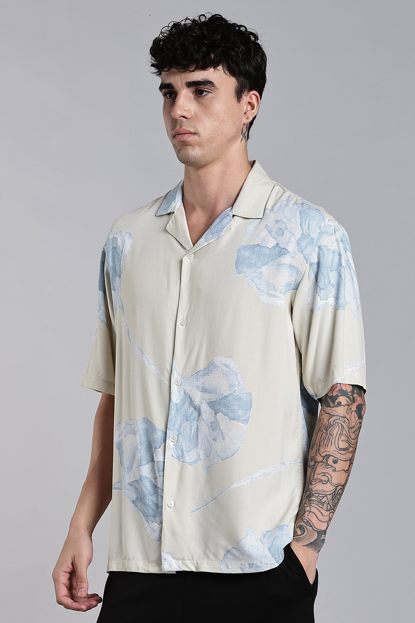 Tropivo Beige Floral Shirt