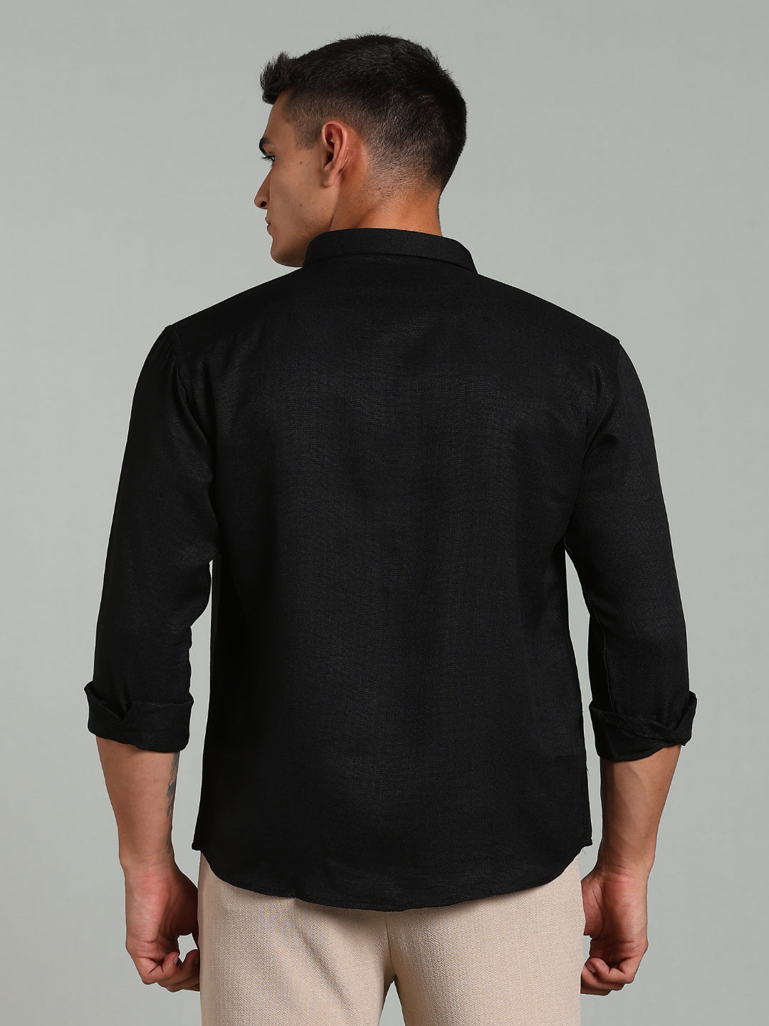 Striv Black Solid Shirt