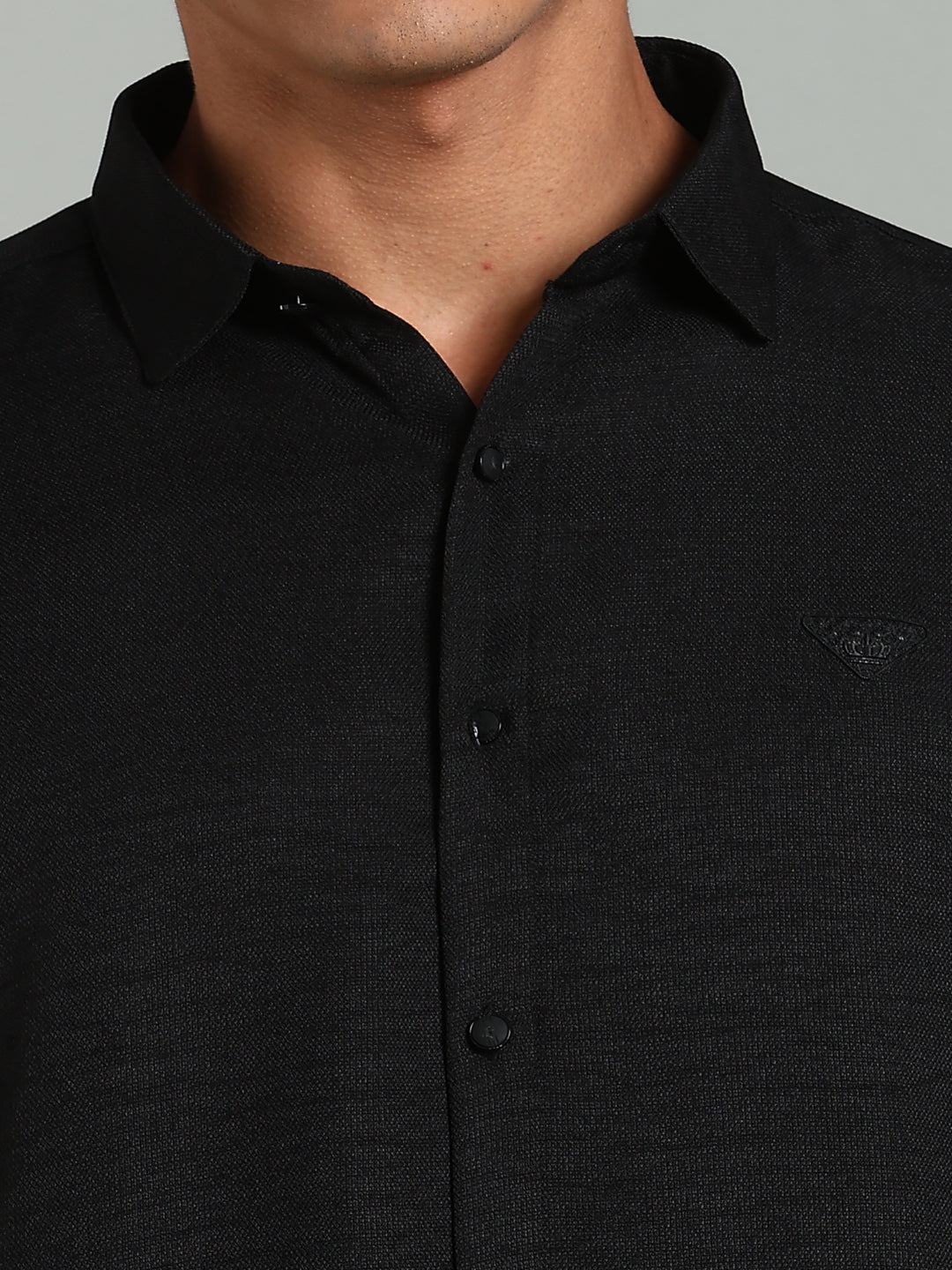 Striv Black Solid Shirt