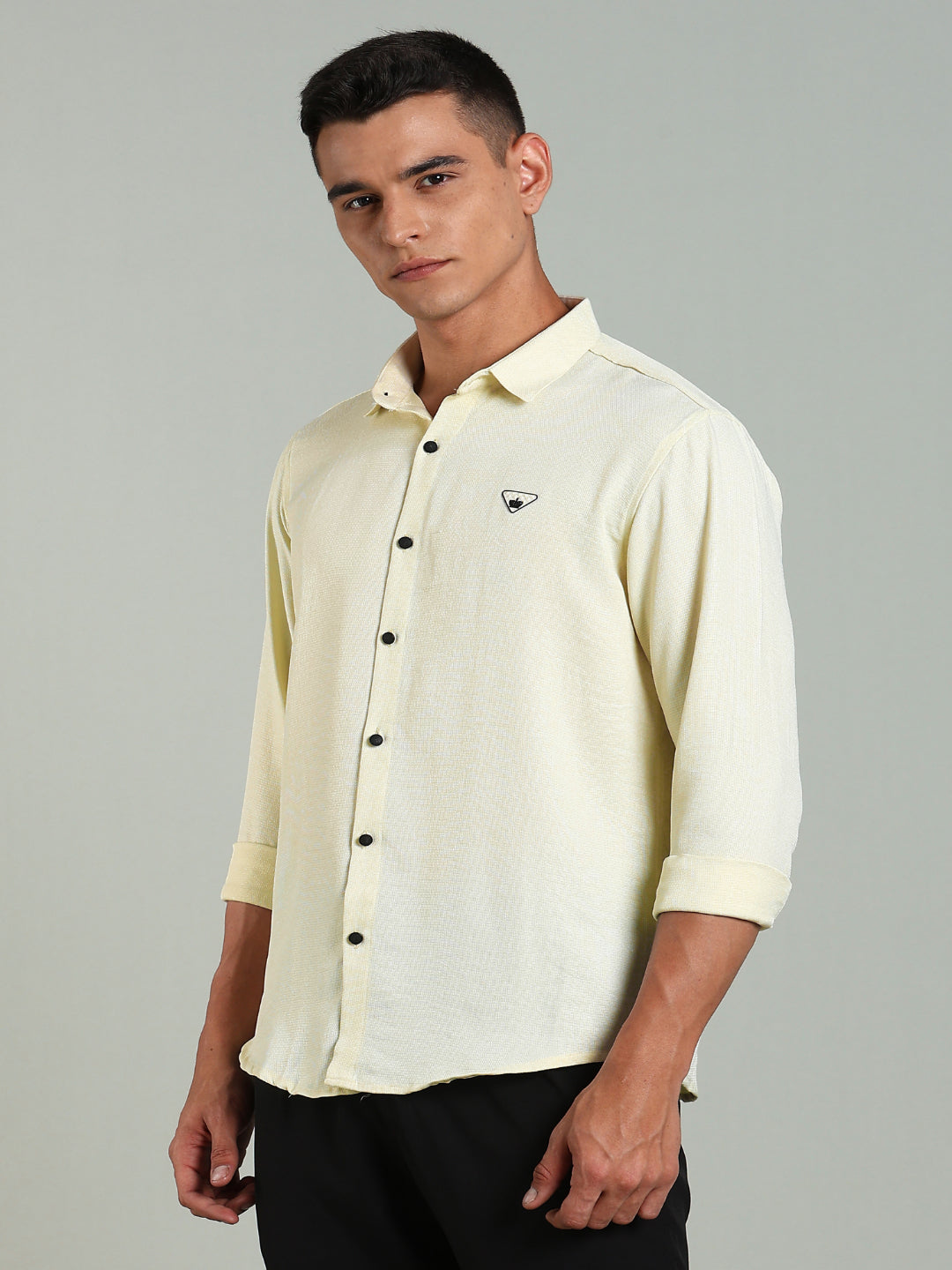 Yellow Striv Solid Shirt