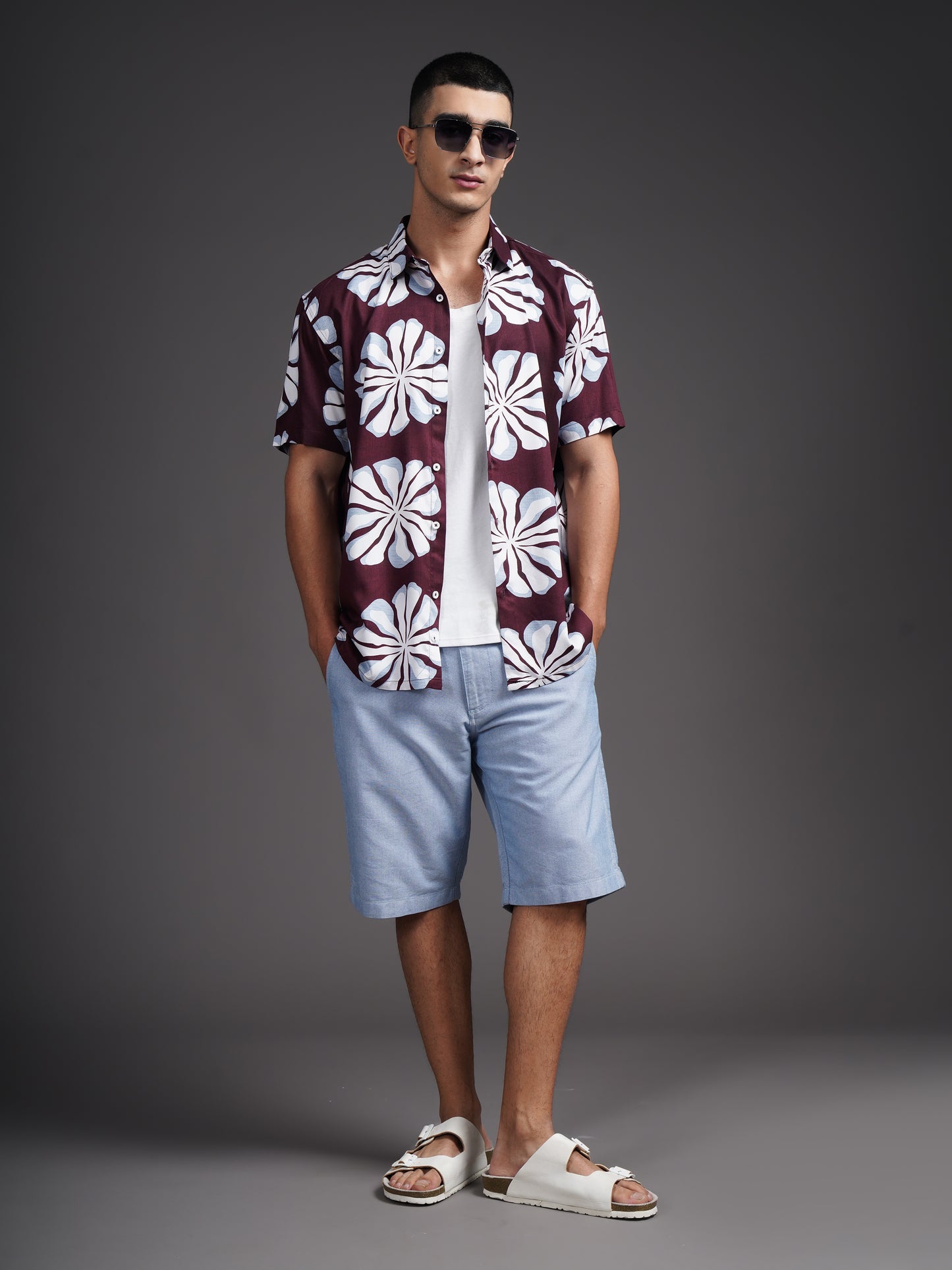 Eldun Black Printed Shirt